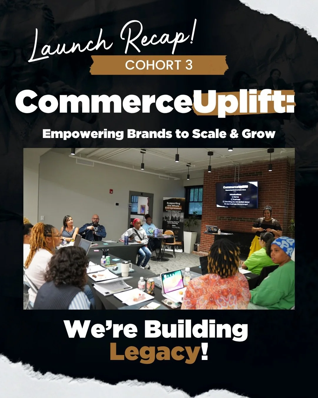 The future doesn&rsquo;t just happen.

It&rsquo;s built.

Built by entrepreneurs who choose to keep showing up, keep growing, and keep believing that what they&rsquo;re building matters.

CommerceUplift Cohort 3 came together for the first time&mdash