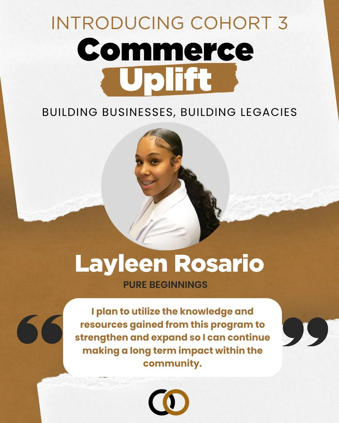 Bringing new life into the world takes strength, and our next entrepreneur is there every step of the way. 🤍⁠
⁠
Meet Layleen Rosario, owner of Pure Beginnings Doula Services!⁠
⁠
As a young entrepreneur, Layleen is passionate about walking alongside 