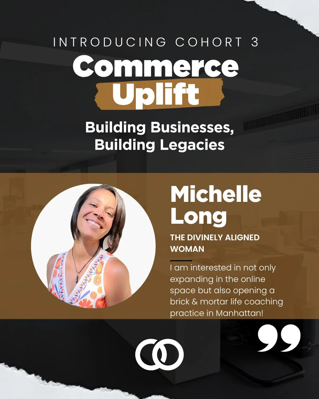 Our next entrepreneur is turning her story into a source of strength and healing for others.⁠
⁠
Meet Michelle Long, the phenomenal woman behind The Divinely Aligned Woman! 💜⁠
⁠
Michelle uses a combination of personal experience and intentional learn