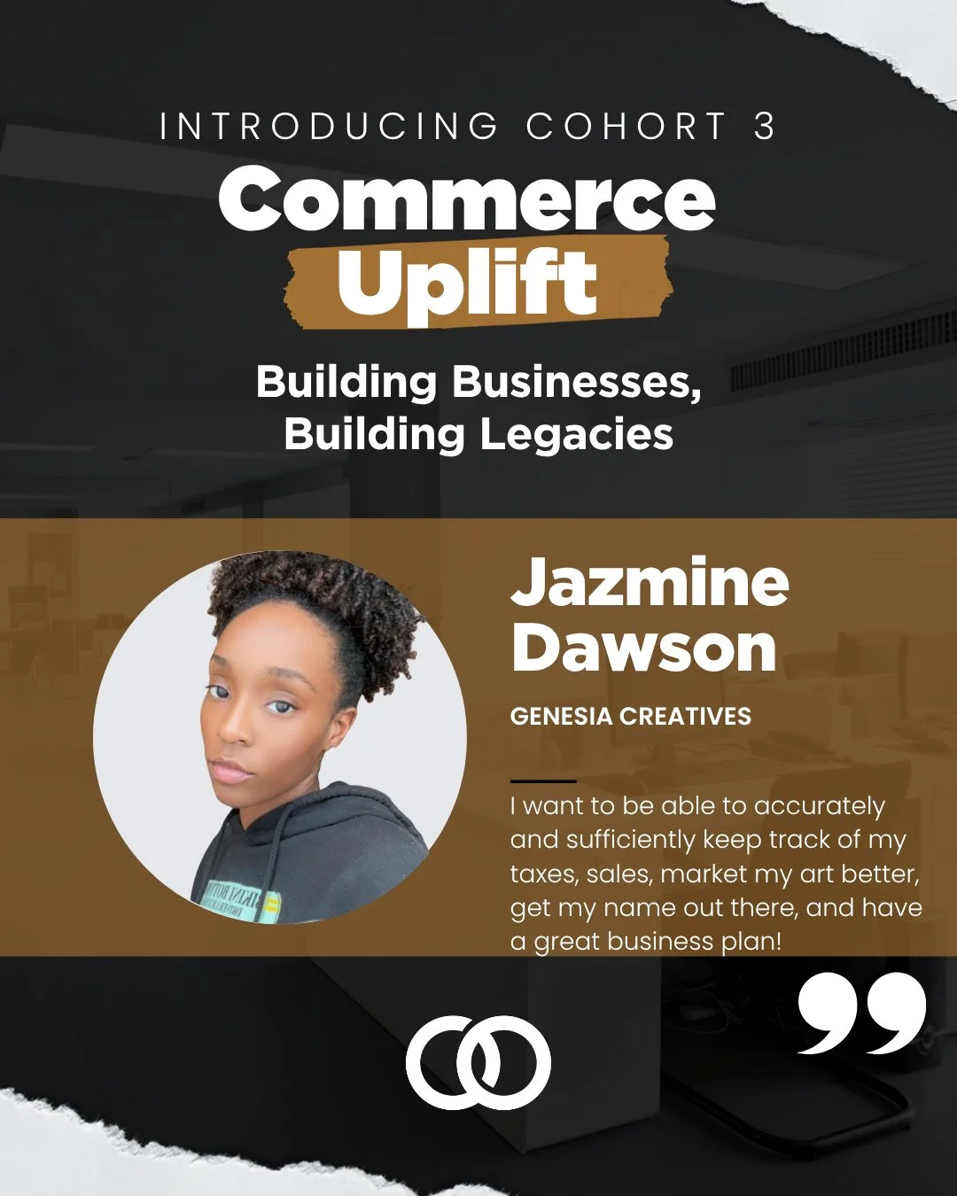 Today, we&rsquo;re spotlighting an entrepreneur who reminds us that art can be sophisticated, yet full of whimsy and childlike wonder. ⁠
⁠
Meet Jazmine Dawson of Genesia Creatives! 🎨⁠
⁠
Jazmine has been creating art since childhood, and as an adult,