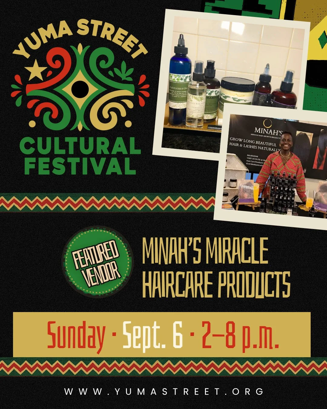 One More Round of Vendors to Meet! ✨⁠
⁠
We&rsquo;re putting the finishing touches on our vendor lineup, and there&rsquo;s still so much to discover at the Yuma Street Cultural Festival!⁠
⁠
Meet a few more of the creatives, entrepreneurs, and communit