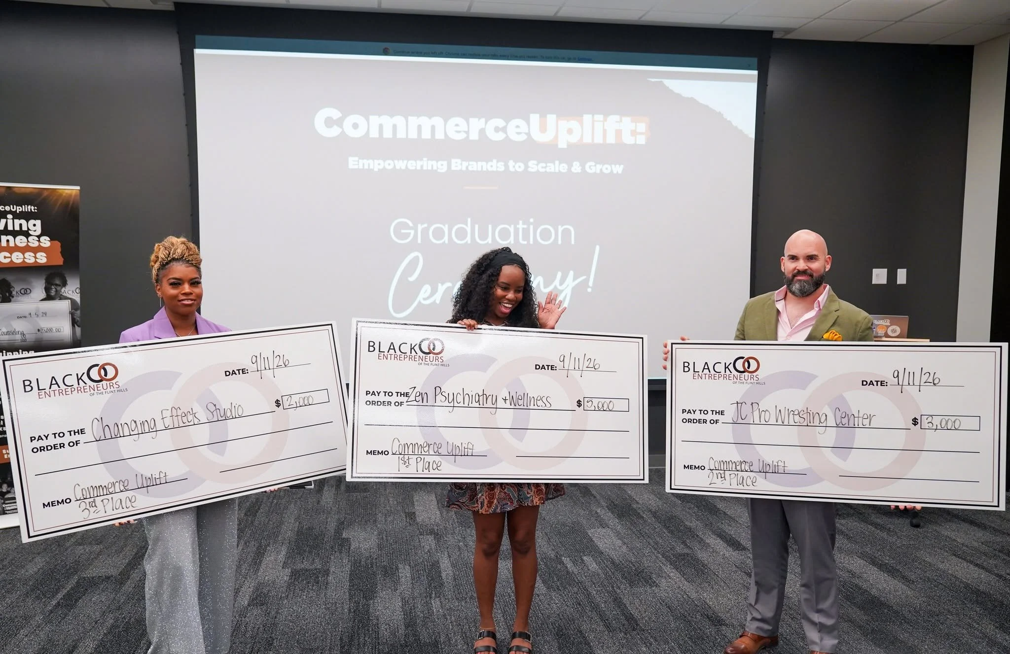 Three Entrepreneurs. Three Visions. $10,000 Toward What's Next.