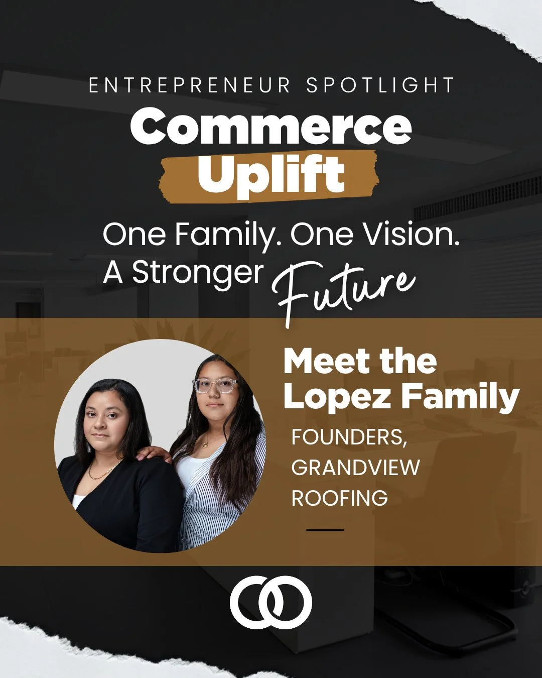 🏡 Built by family, growing together!⁠
⁠
Meet the Lopez Family, founders of Grandview Roofing LLC, and learn how Commerce Uplift Cohort 3 helped Maria strengthen her business knowledge and plan for growth. With their 14-year-old daughter, Natasha, le
