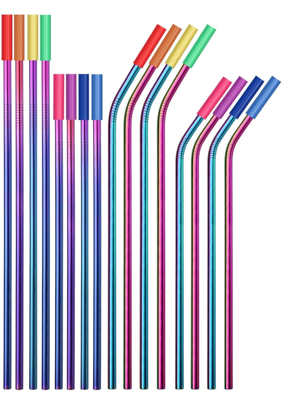 Multi Color Stainless Steel Straw