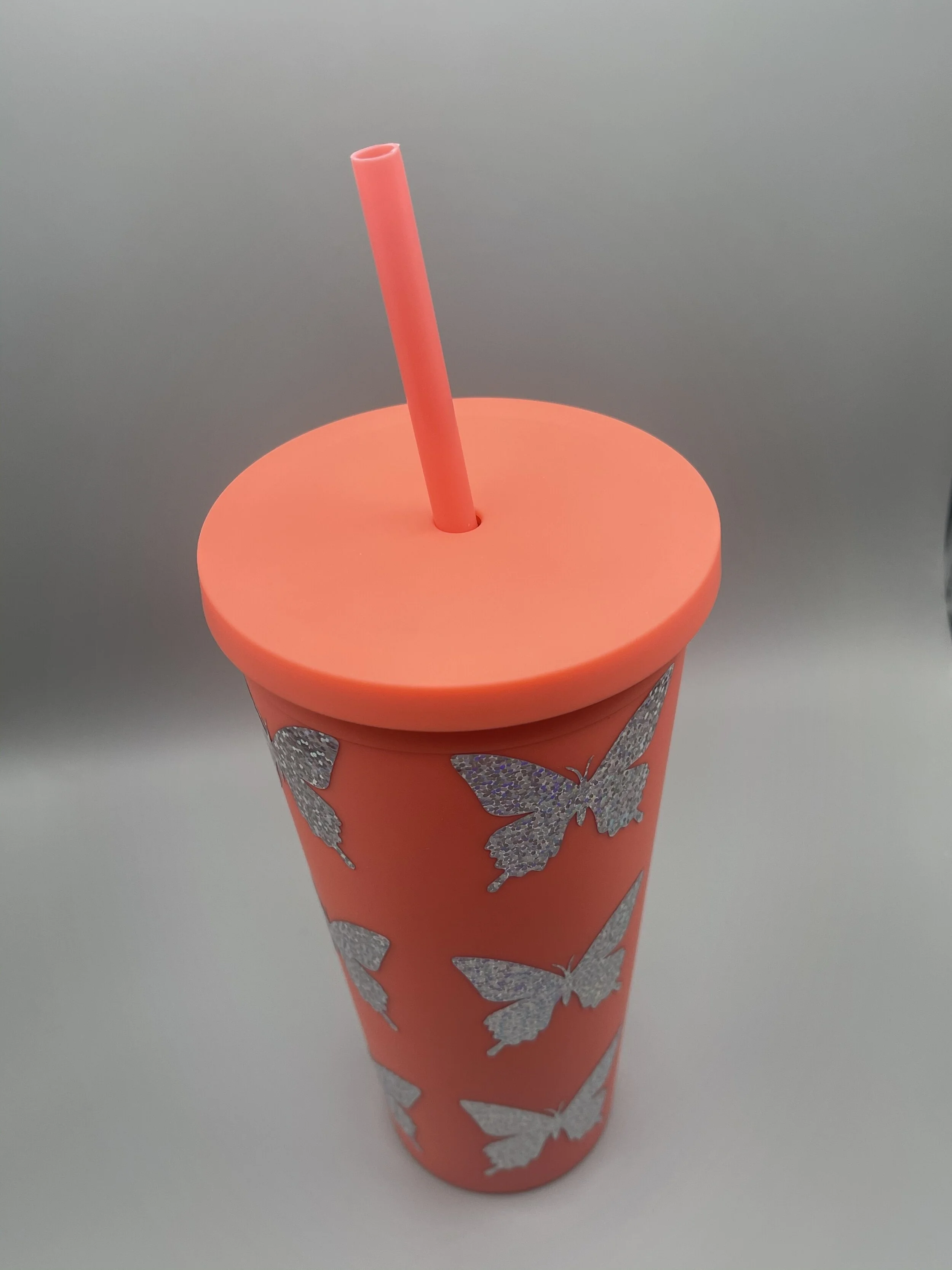 Holographic Butterfly Tumbler