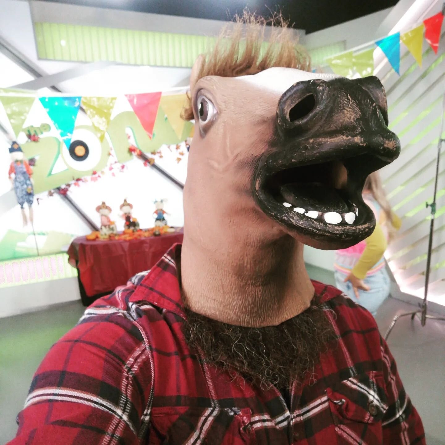 Sometimes horsing around on set is part of the job. #thehorseman #ytv #thezone