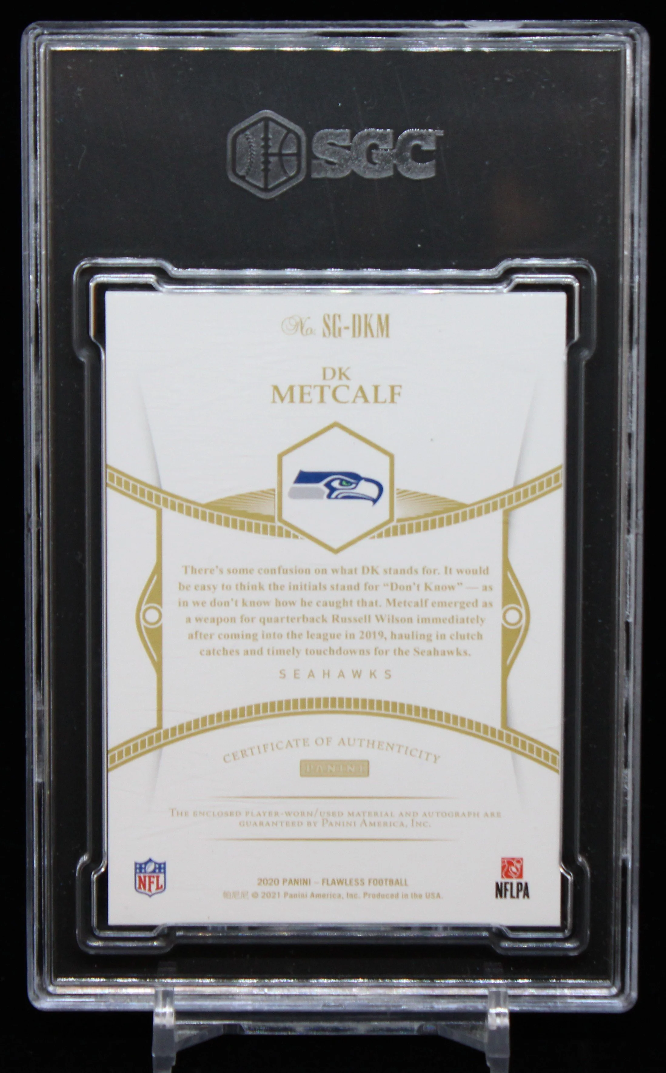 DK Metcalf Flawless 2020 Sig Glove Sapphire SGC 10-10 B.JPG