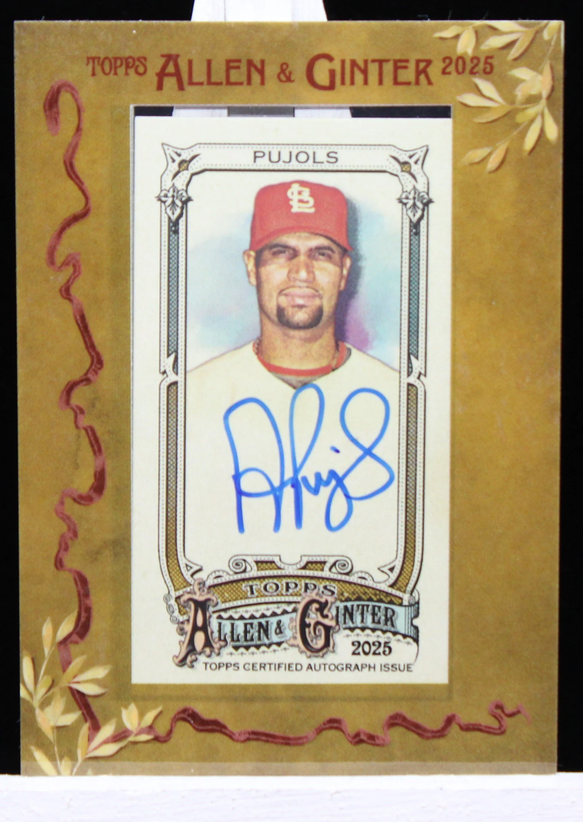 Albert Pujols A&G 2025 Mini Framed Auto F.JPG