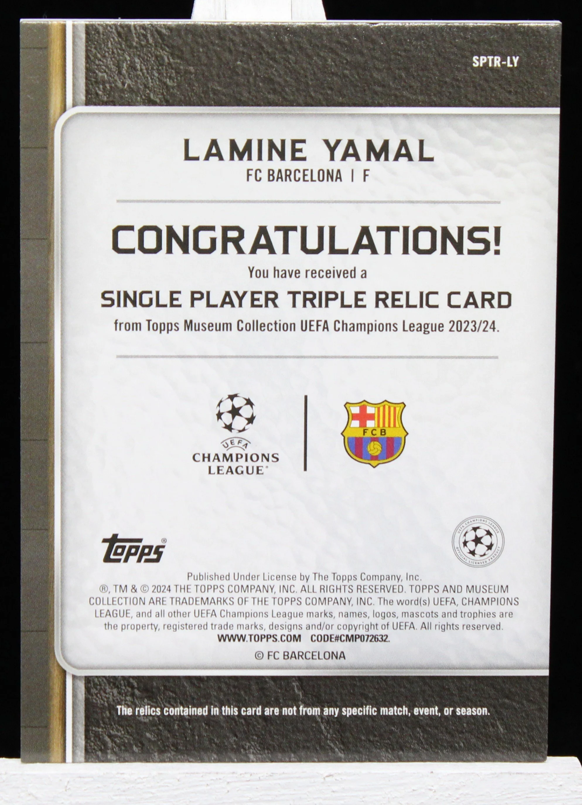 Lamine Yamal Museum Triple Relic RC B.JPG