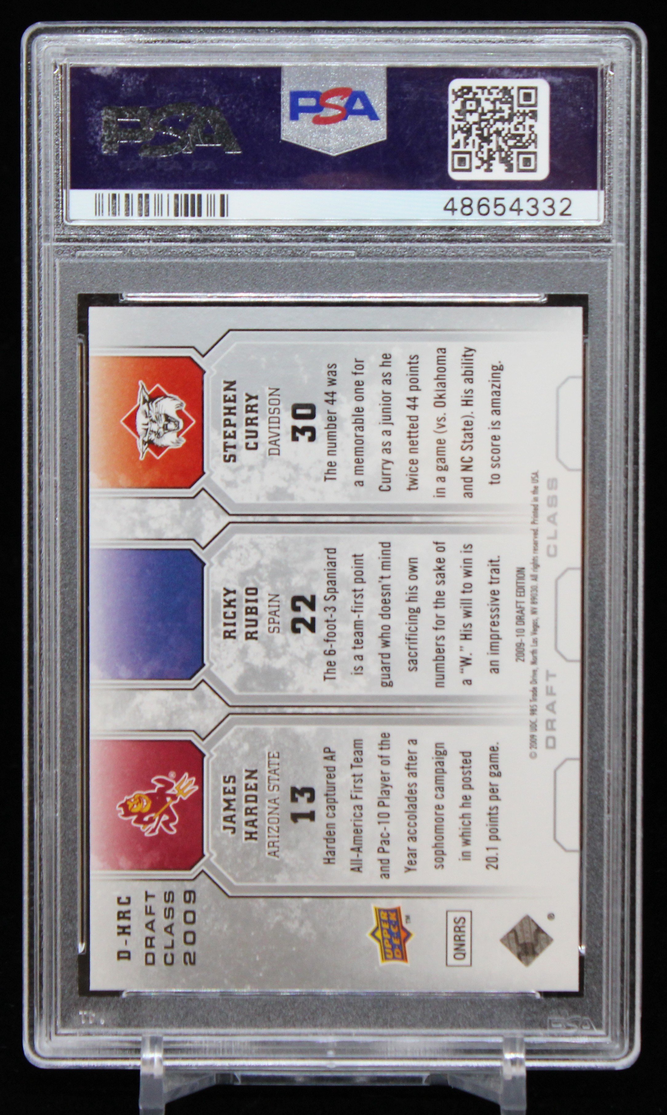 Harden-Rubio-Curry UD Draft RC PSA 10 B.JPG