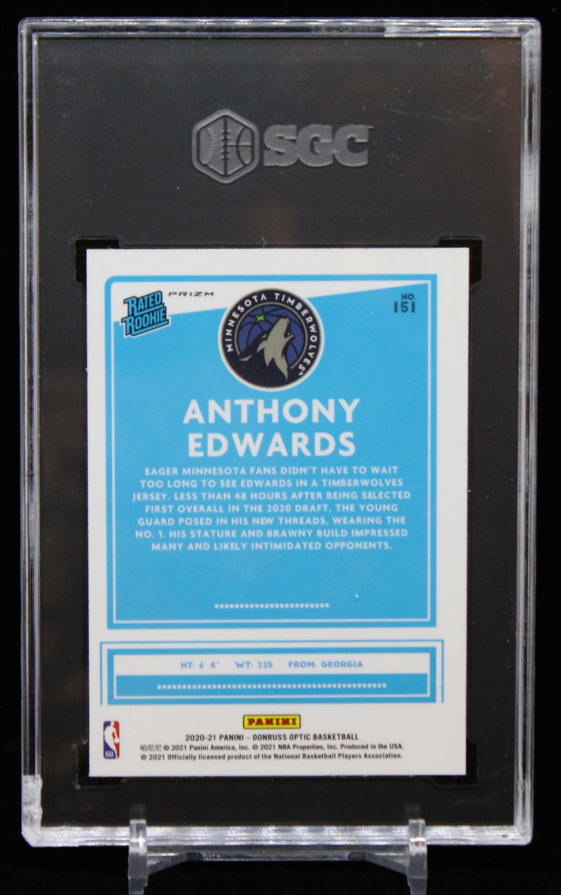 Ant1 Optic Rated Rookie RC Fast Break SGC 9.5 B.JPG