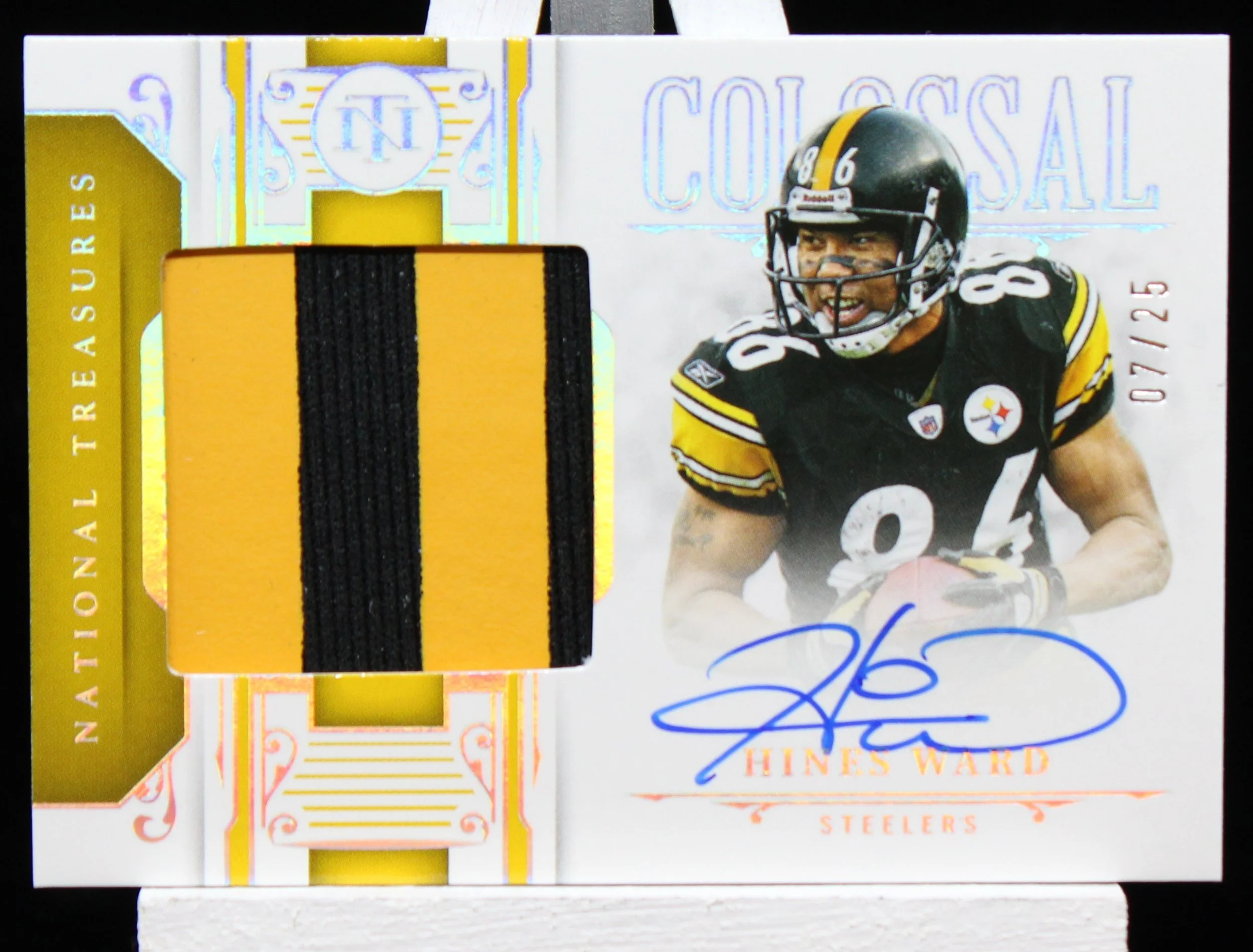 2025 Panini National Treasures Hines Ward Colossal Signatures #CD-HWD