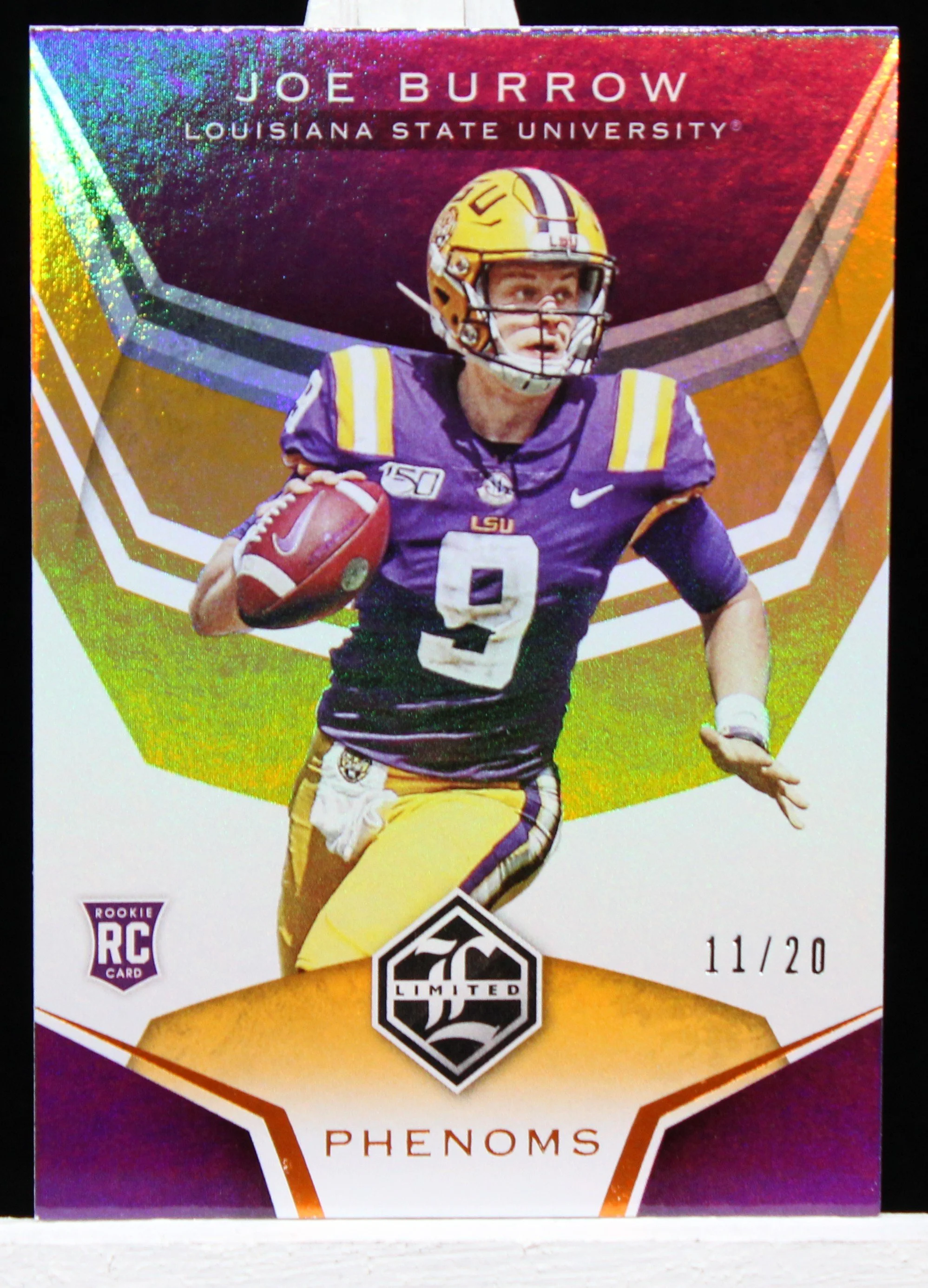 Joe Burrow Chronicles DP Limited Phenoms RC Orange F.JPG