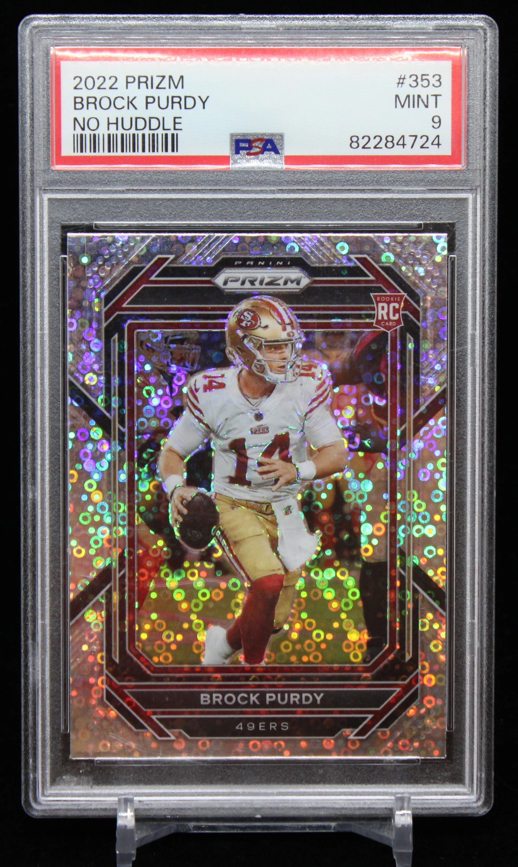 Brock Purdy Prizm RC No Huddle PSA 9 F.JPG