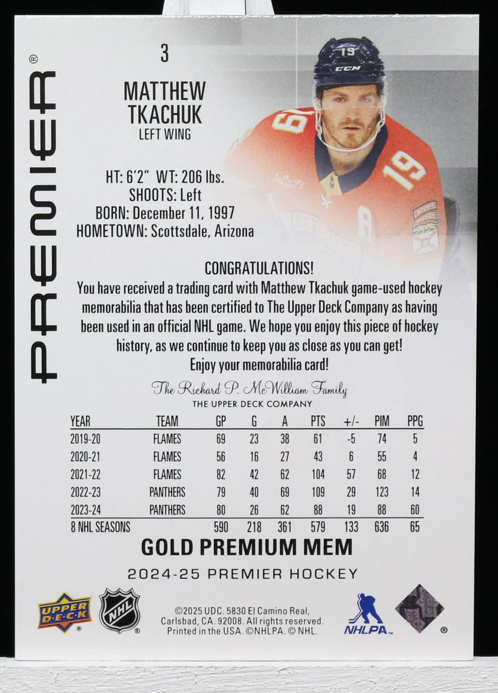 Mattew Tkachuk Premier 24-25 Skate Patch Gold B.JPG