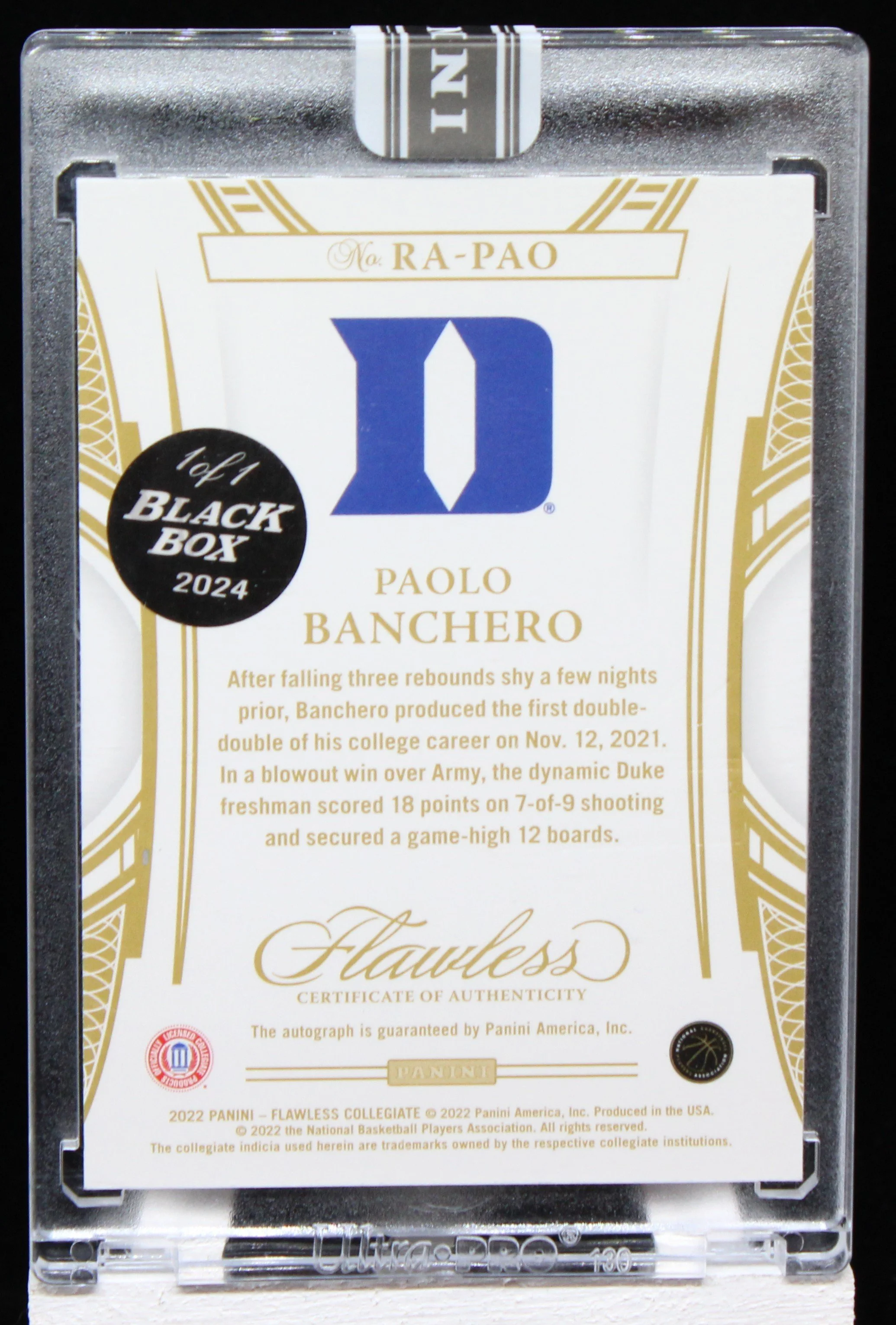Paolo Banchero Flawless Coll Black Box Auto RC B.JPG