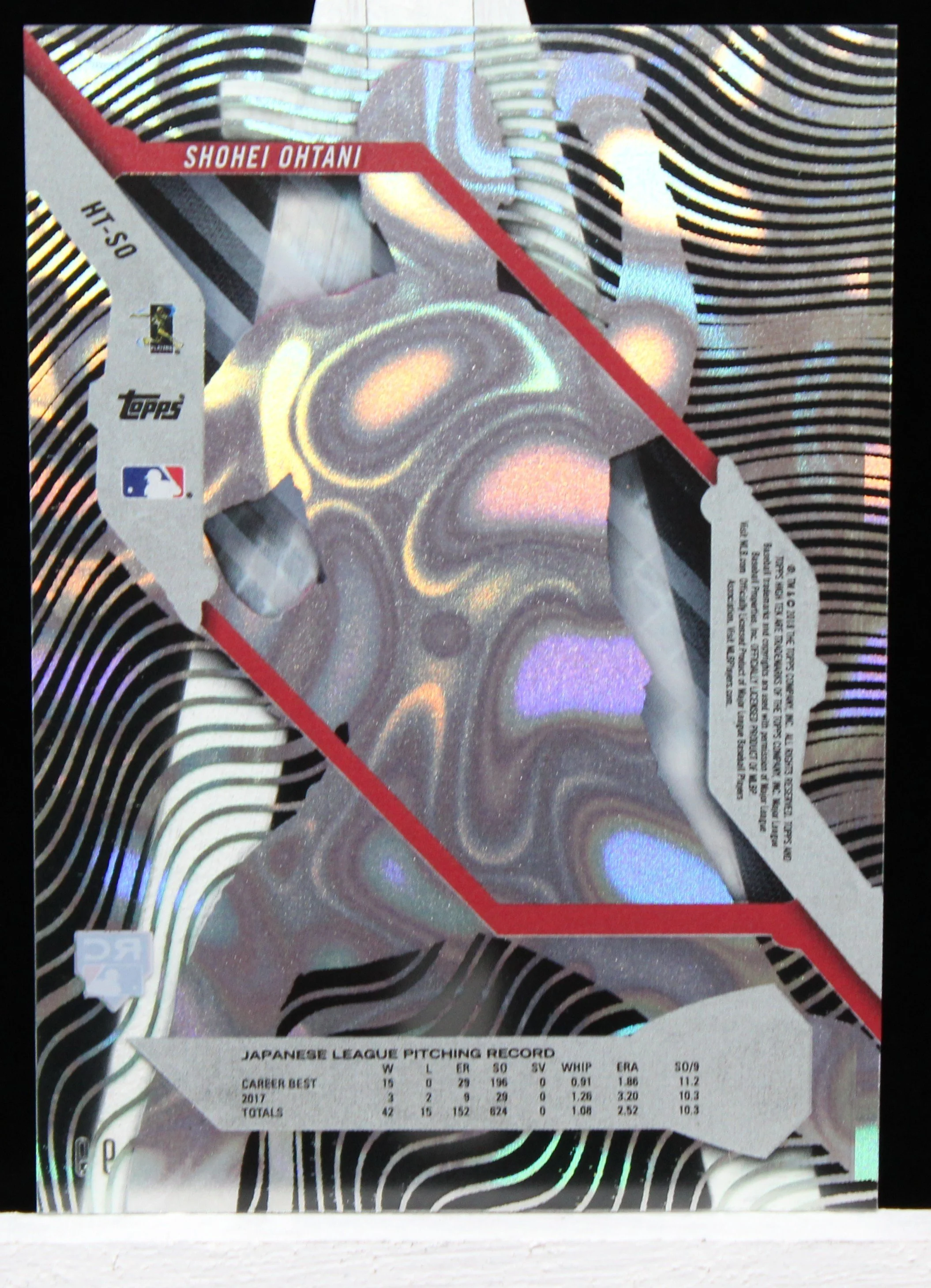 Ohtani Topps High Tek RC Magma Diffractor Green B.JPG
