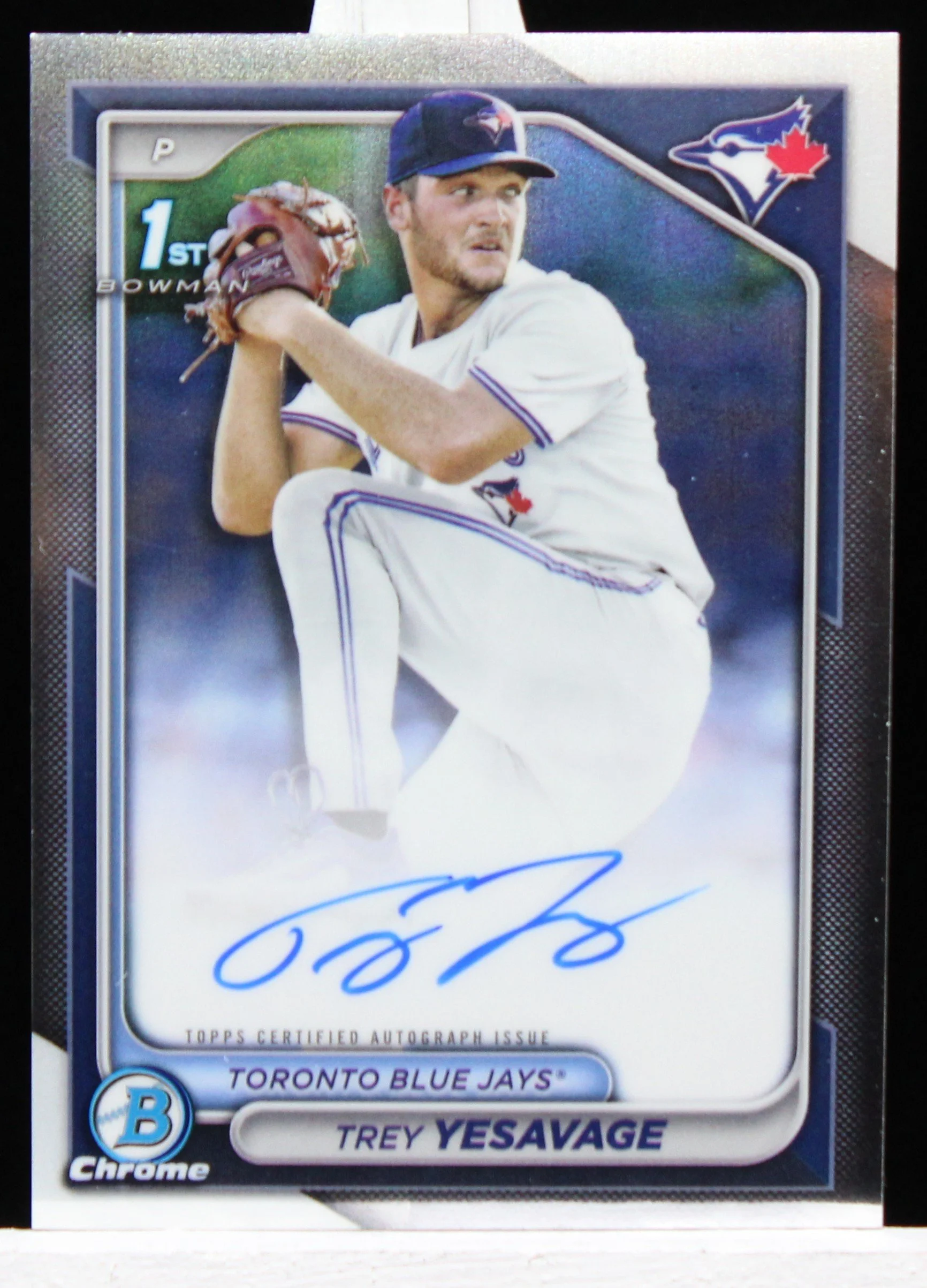 Trey Yesavage Bow Draft 1st Chrome Auto F.JPG