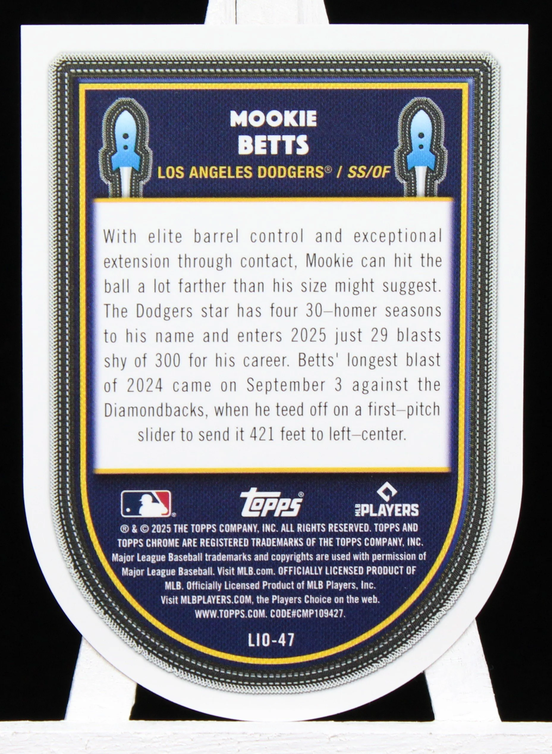 Mookie Betts TC Cosmic 2025 Launched into Orbit Orange B.JPG