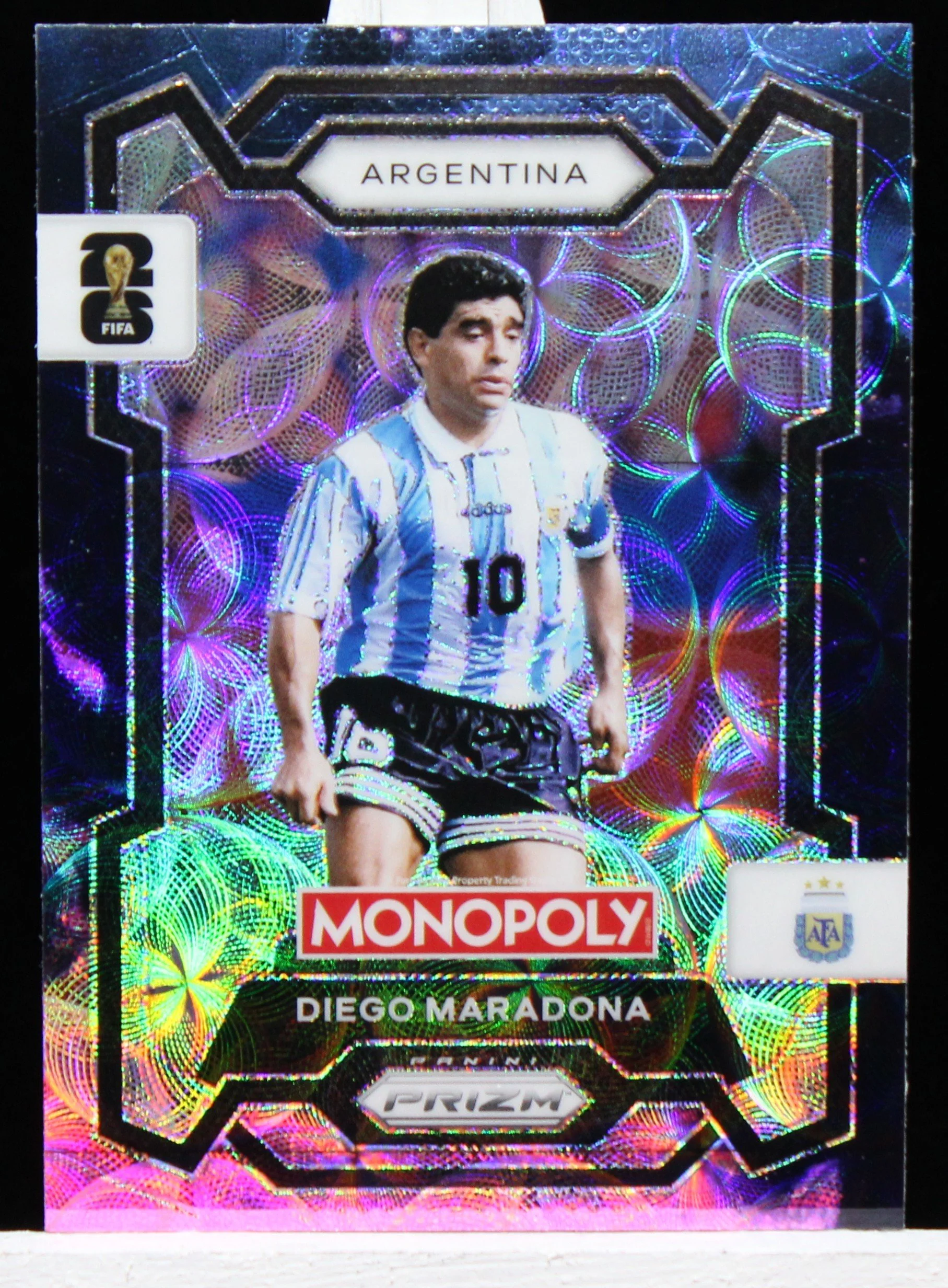 Diego Maradona Prizm World Cup Monopoly 2026 Nebula F.JPG