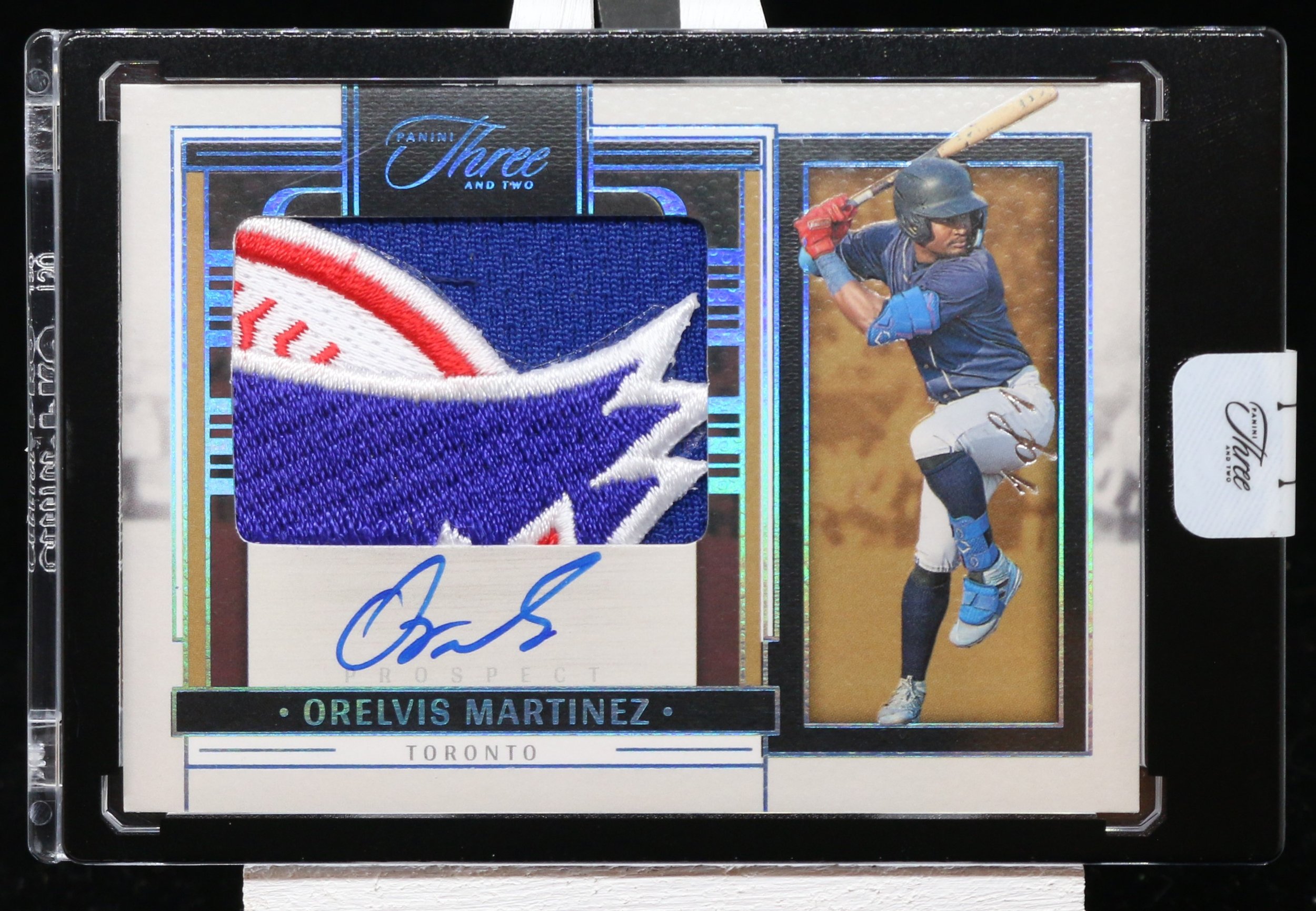 2024 Panini Three & Two Orelvis Martinez Prospect Jersey Autographs #PJA-OM