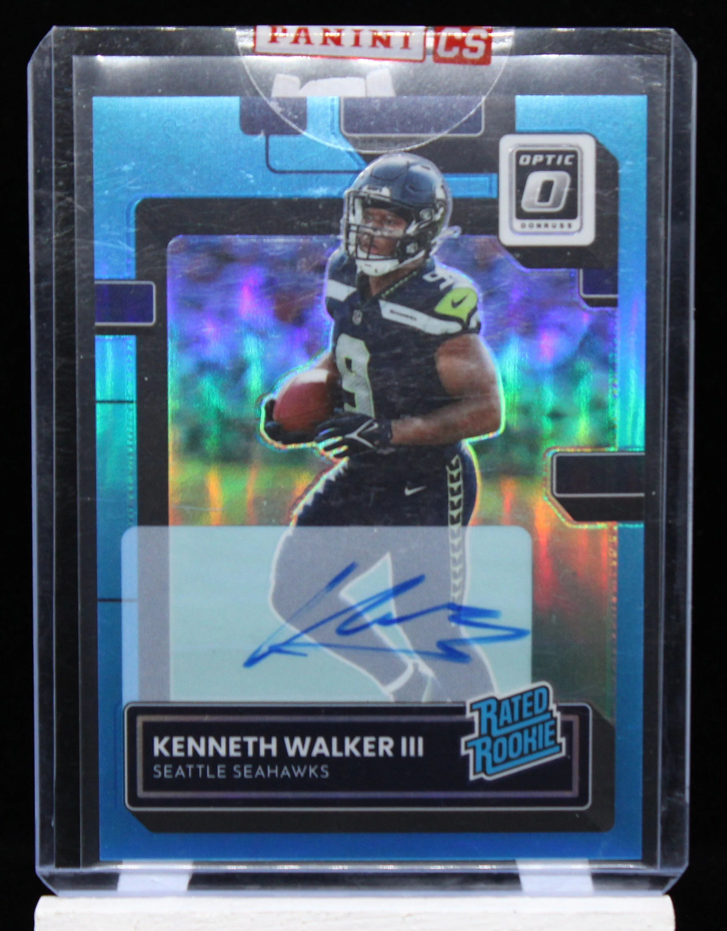 Kenneth Walker Optic Rated Rookie Auto Blue F.JPG