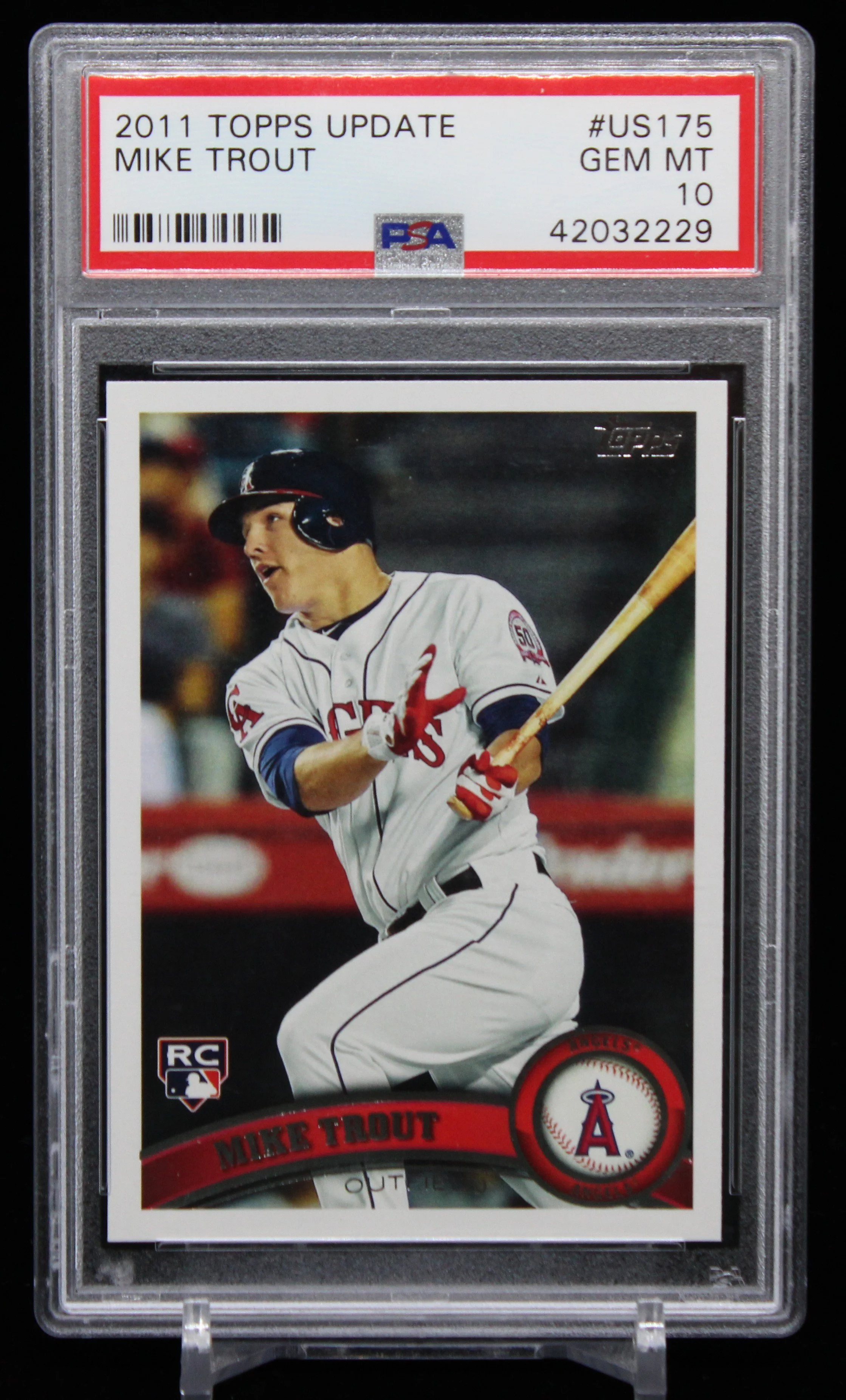 Mike Trout Update 2011 RC PSA 10 F.JPG