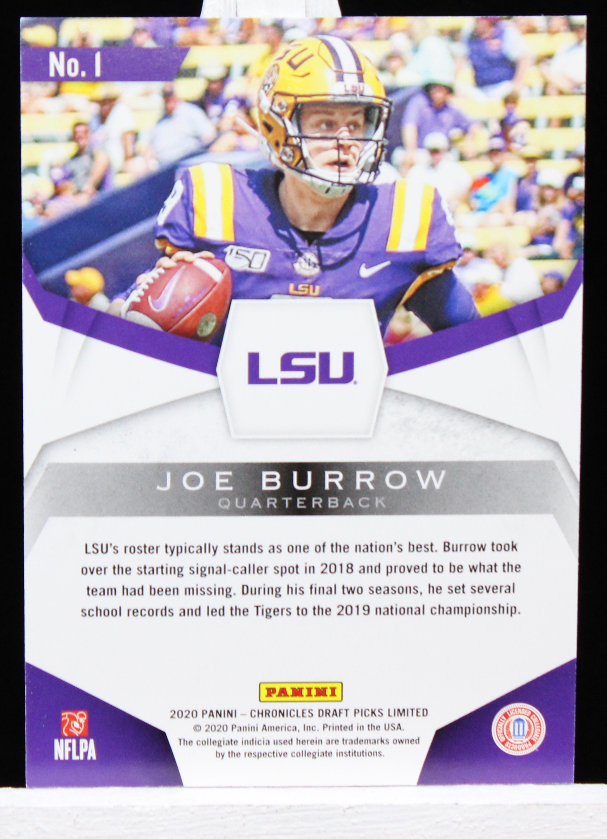 Joe Burrow Chronicles DP Limited Phenoms RC Orange B.JPG