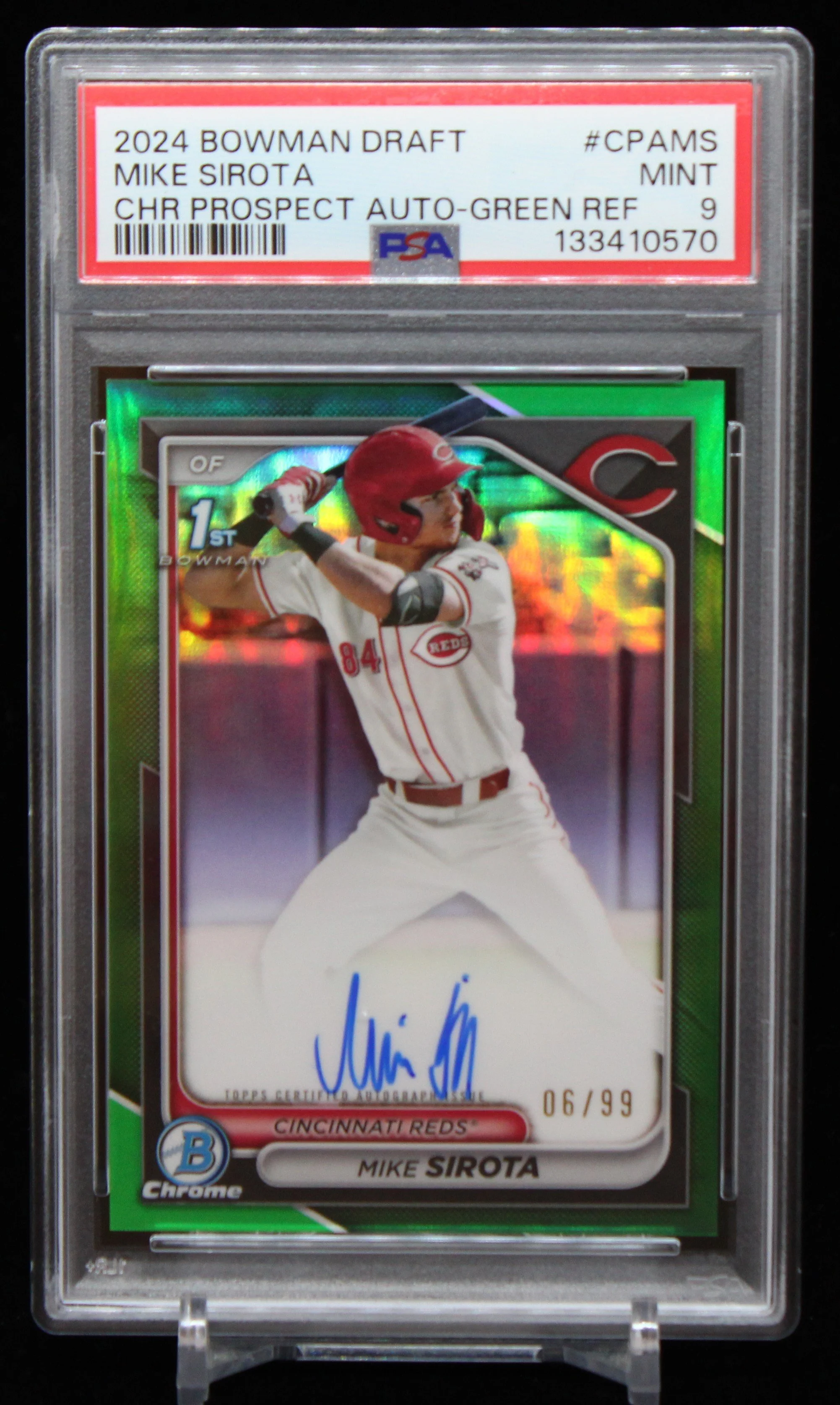 Mike Sirota BowDraft 1st Auto Green PSA 9 F.JPG