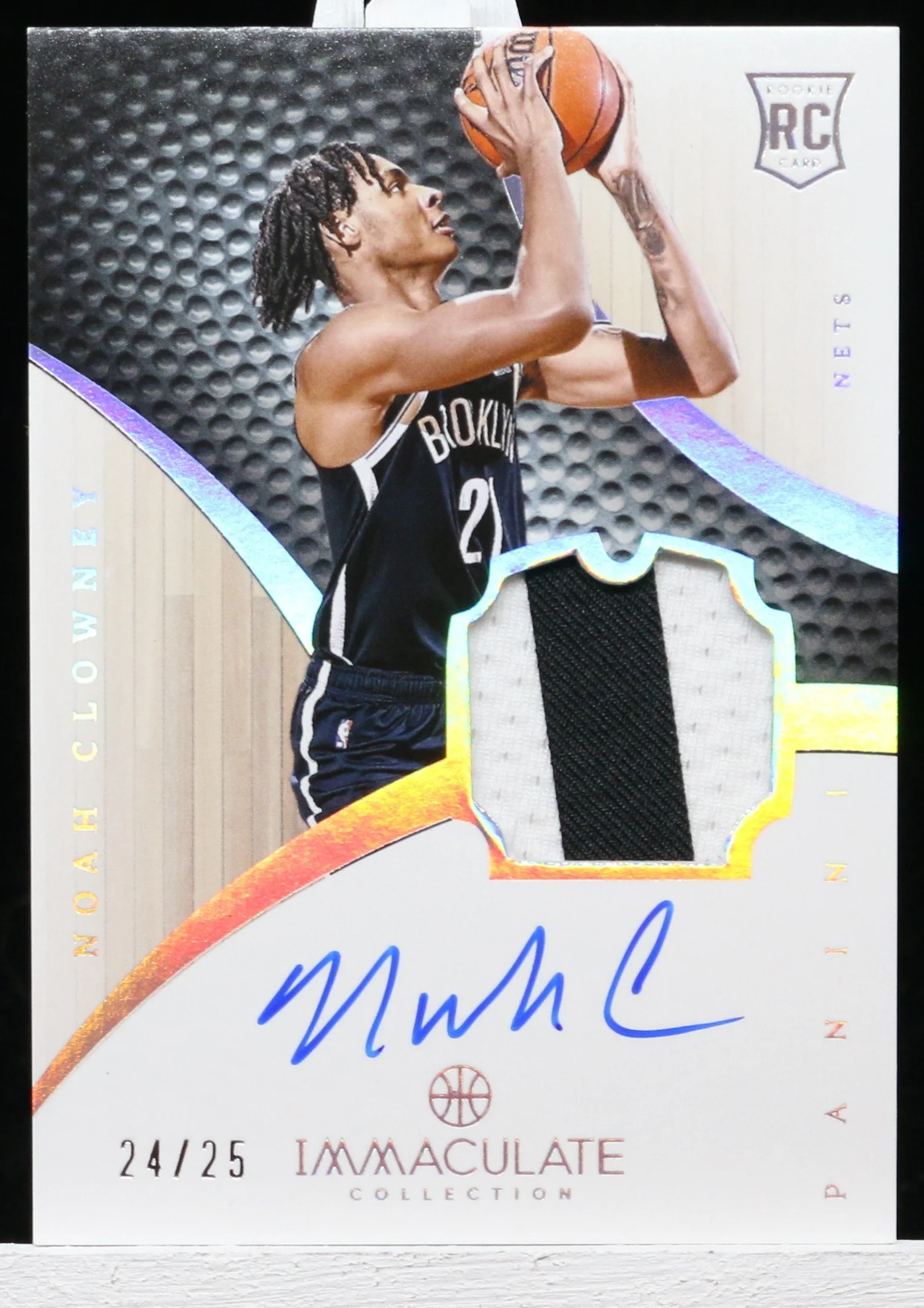 2023-24 Panini Immaculate Collection Noah Clowney Retro Patch 