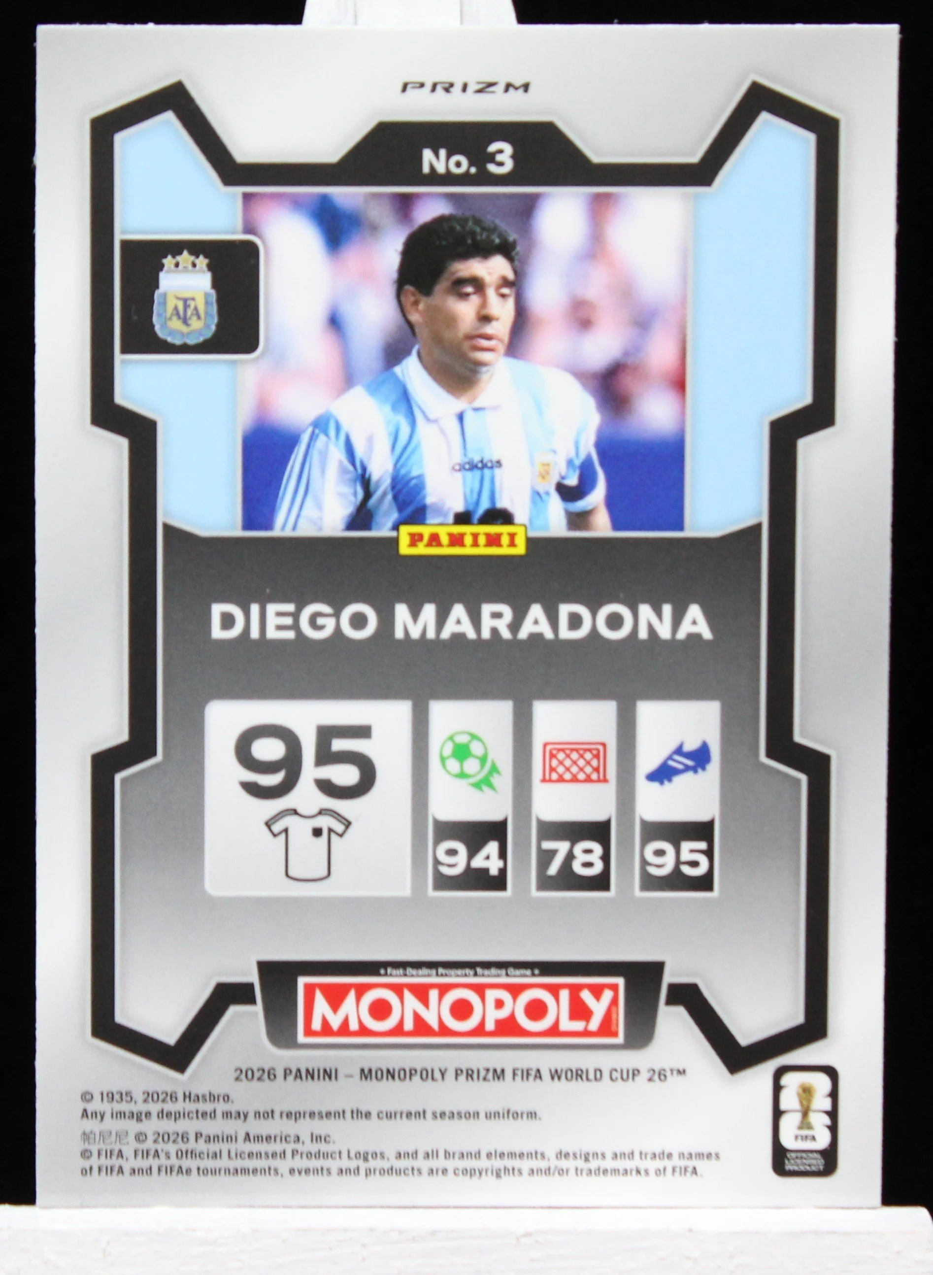 Diego Maradona Prizm World Cup Monopoly 2026 Nebula B.JPG