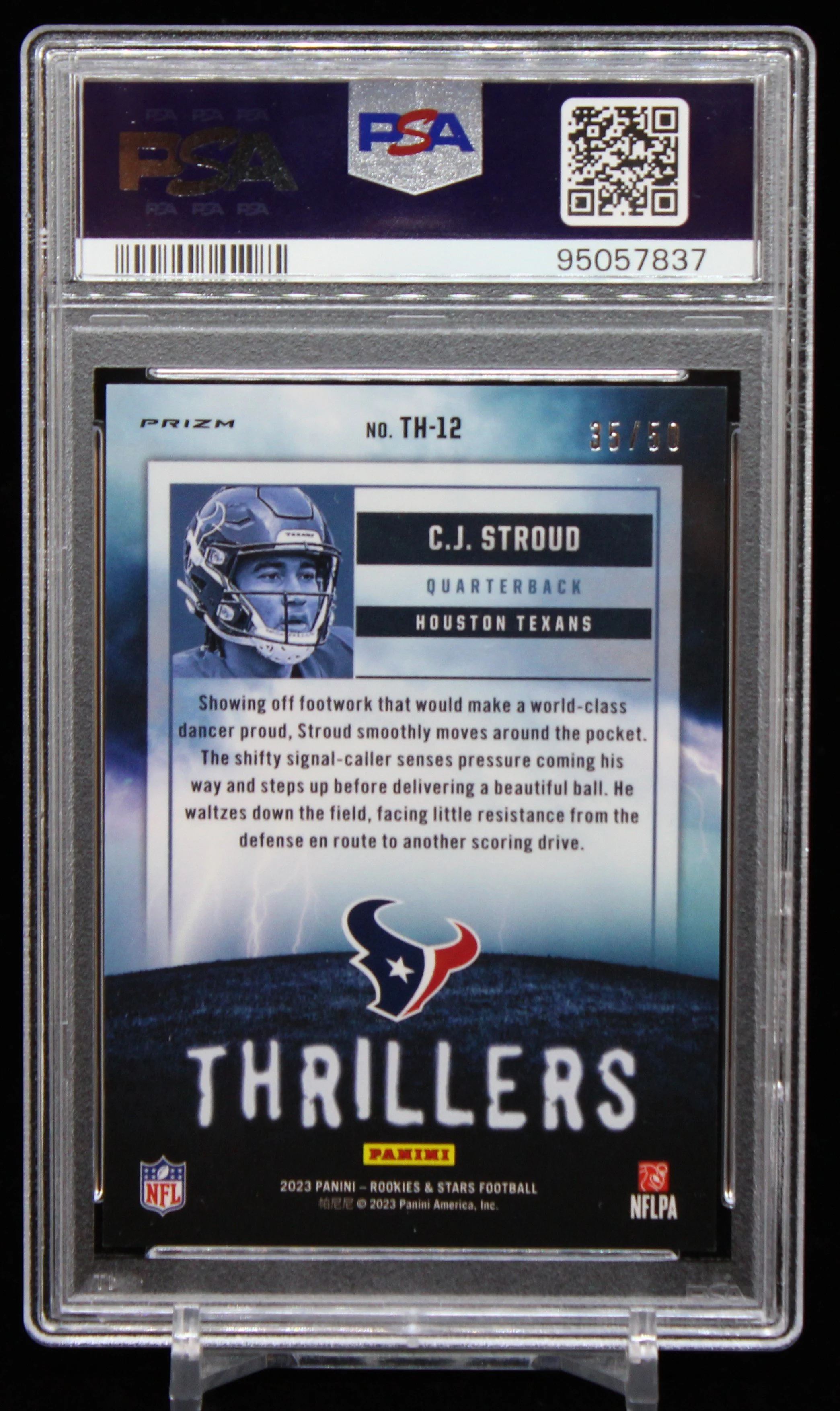 CJ Stroud R&S Thrillers RC Blue PSA 10 B.JPG