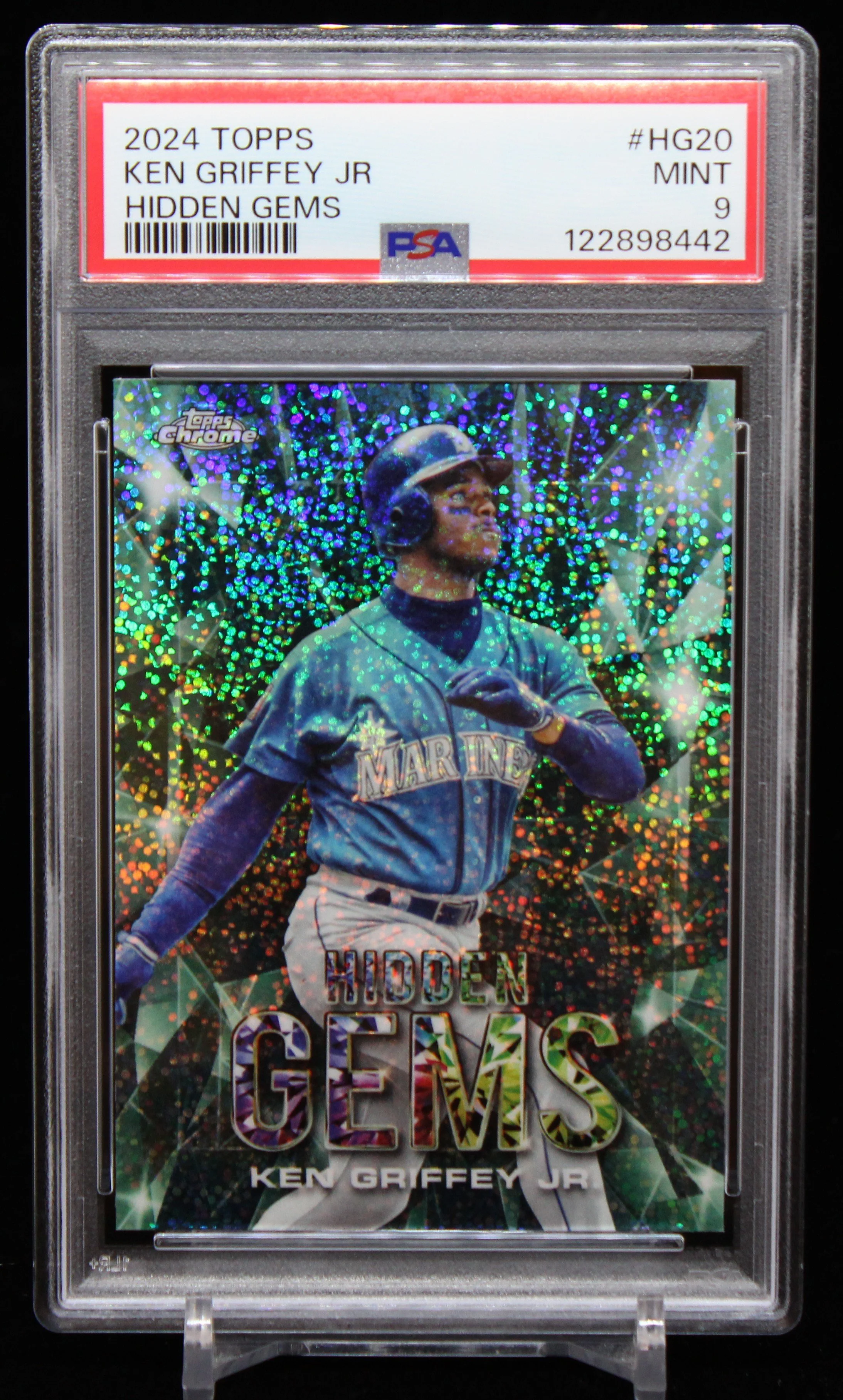 Ken Griffey Jr Topps Chrome 2024 Hidden Gems PSA 9 F.JPG