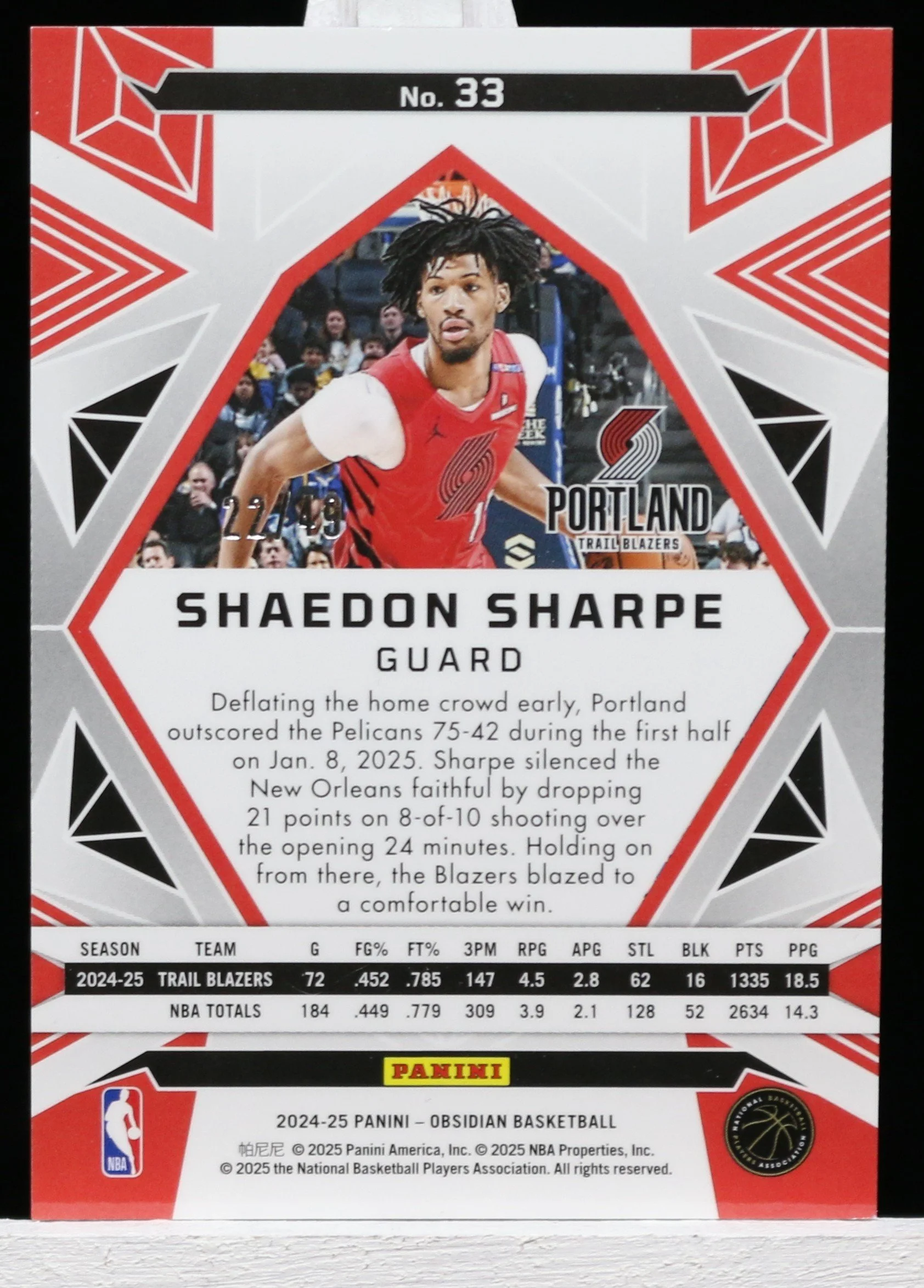 Shaedon Sharpe Obsidian 24-25 Base Pink Flood B.JPG