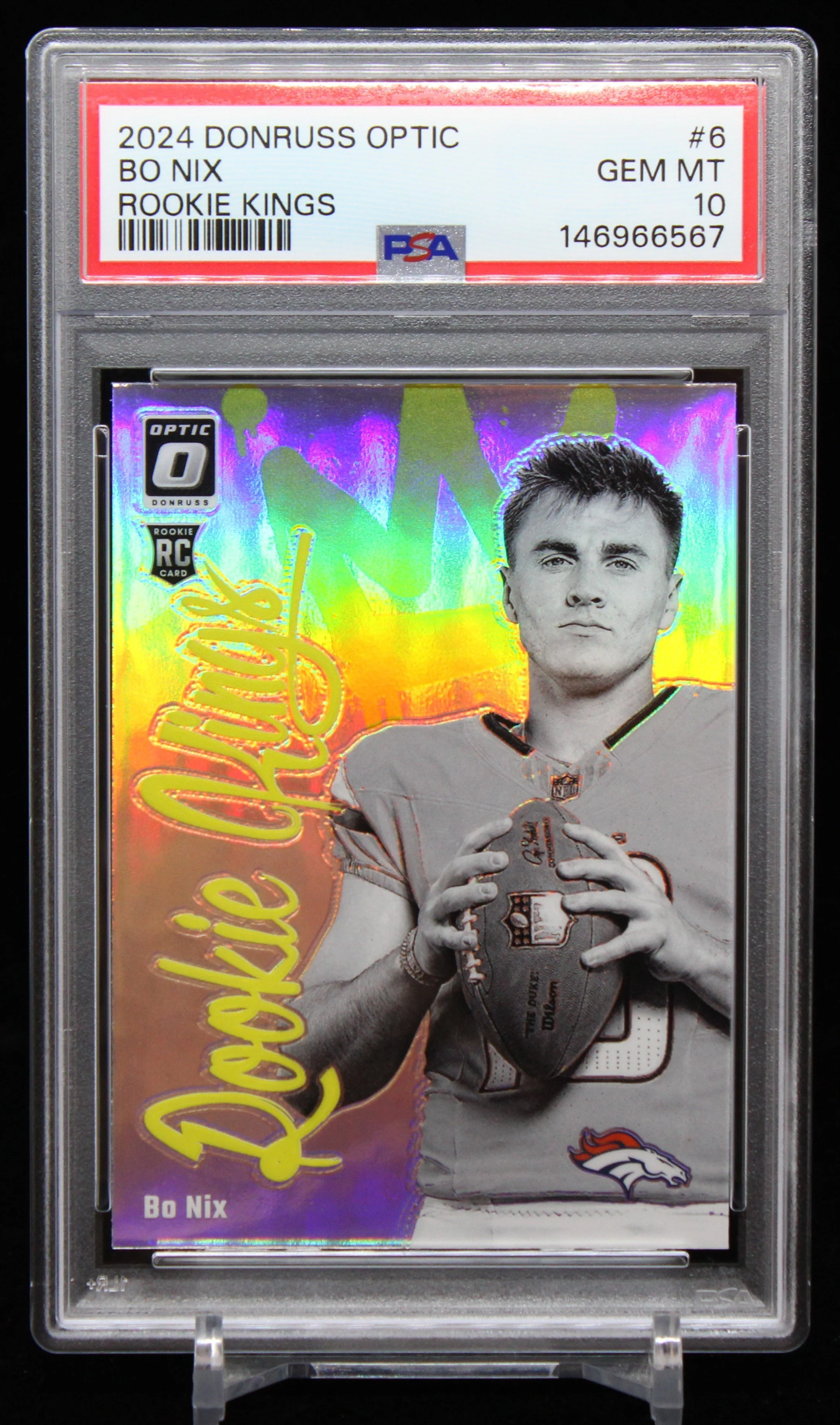 Bo Nix Optic Rookie Kings RC PSA 10 F.JPG