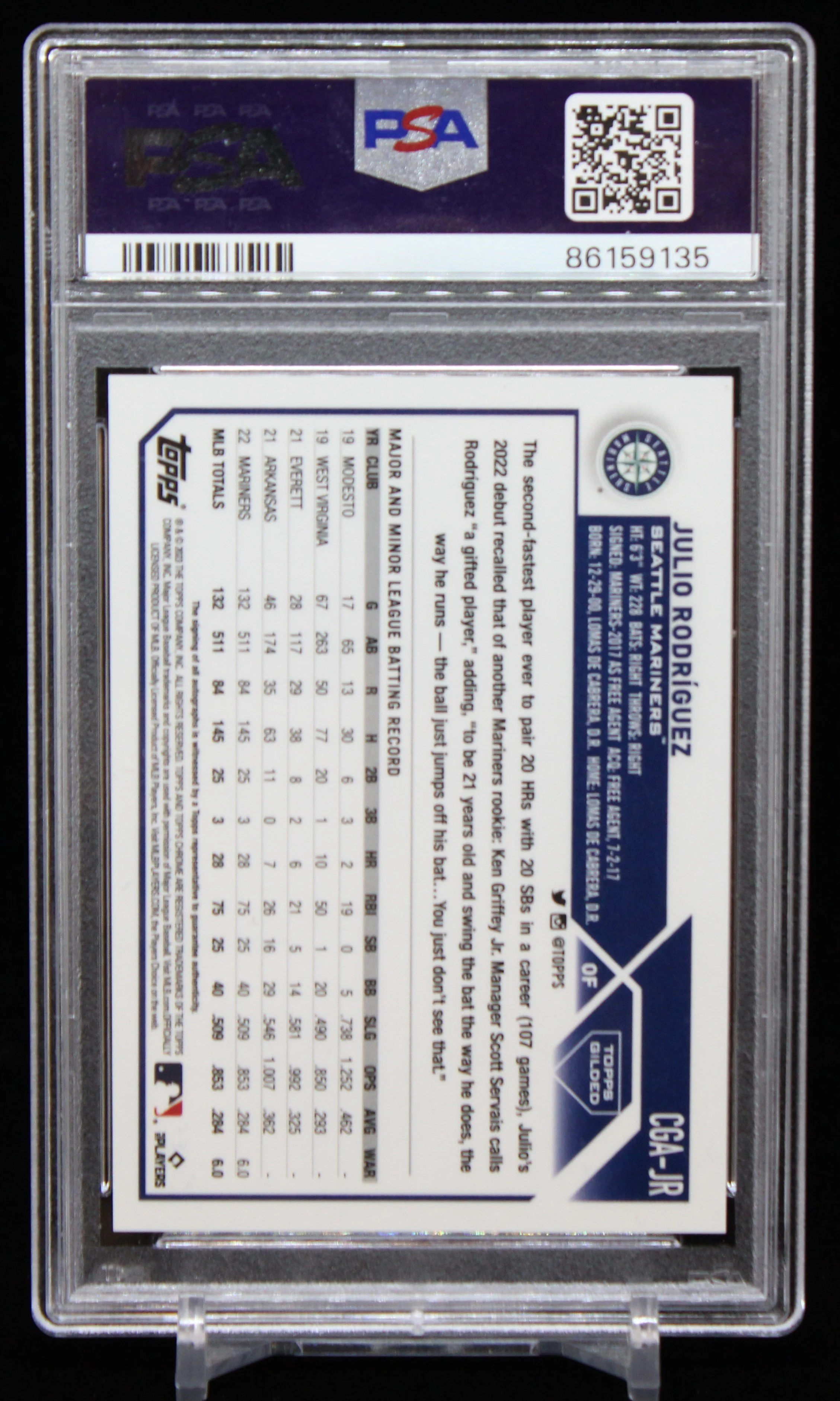 JRod Topps Gilded 2023 Gold Etch Auto PSA 10 B.JPG