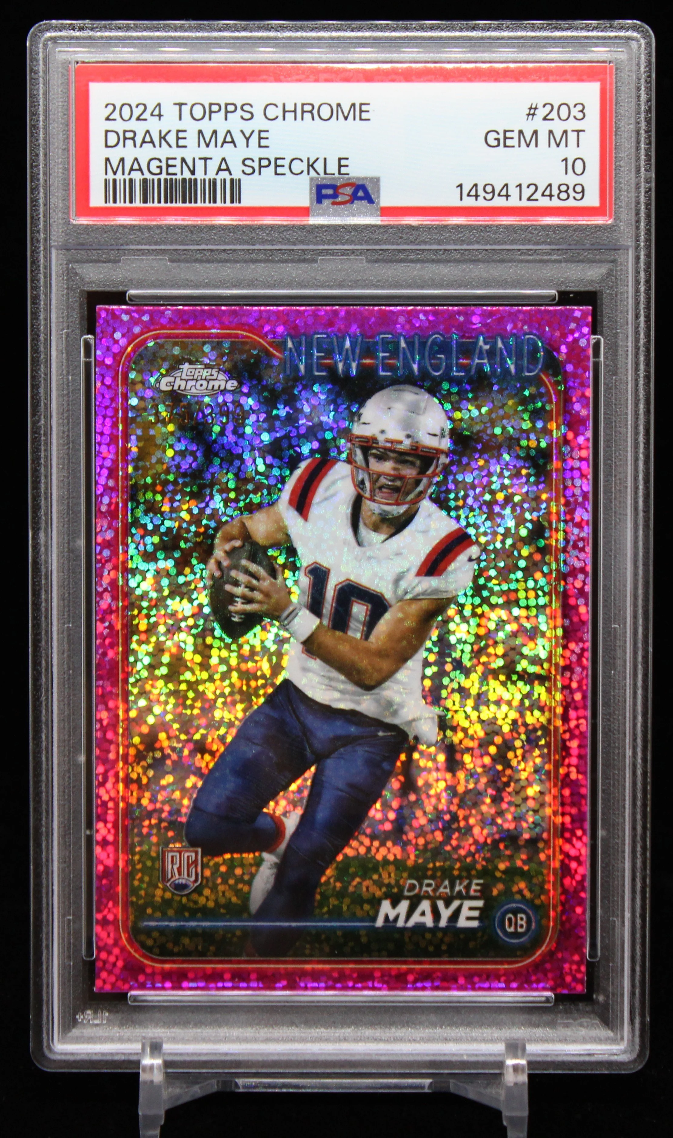 2024 Topps Chrome Drake Maye RC #203