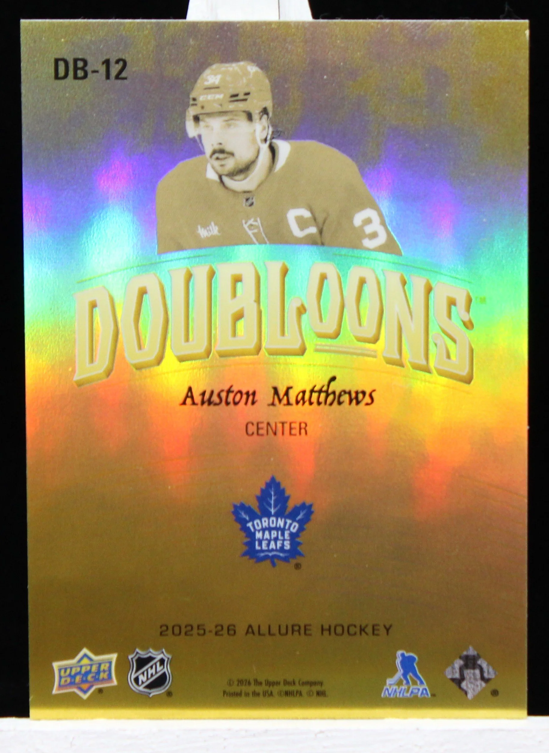 Auston Matthews Allure 25-26 Doubloons B.JPG