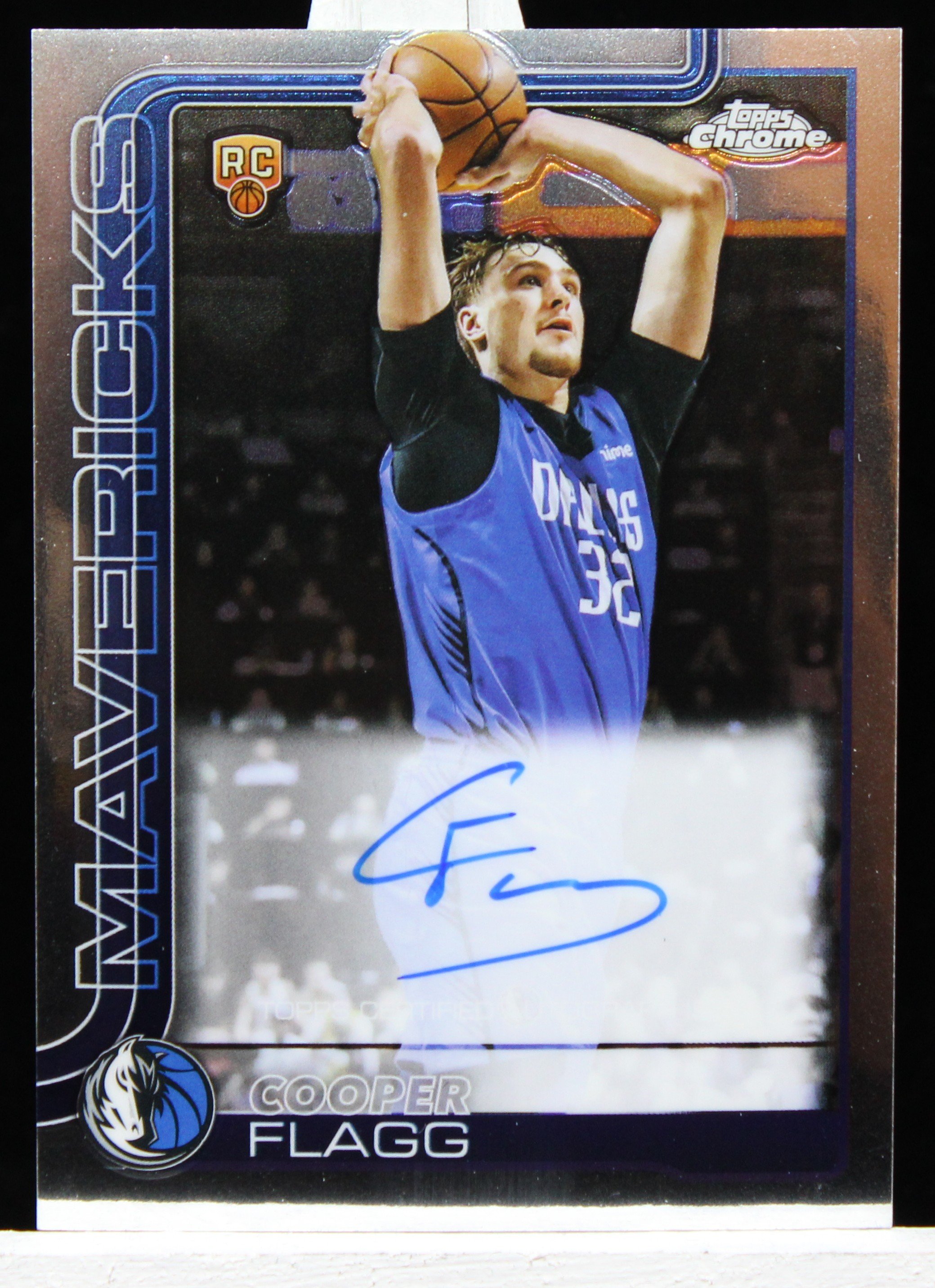 2025-26 Topps Chrome Cooper Flagg Rookie Autographs RC #TCAR-CF