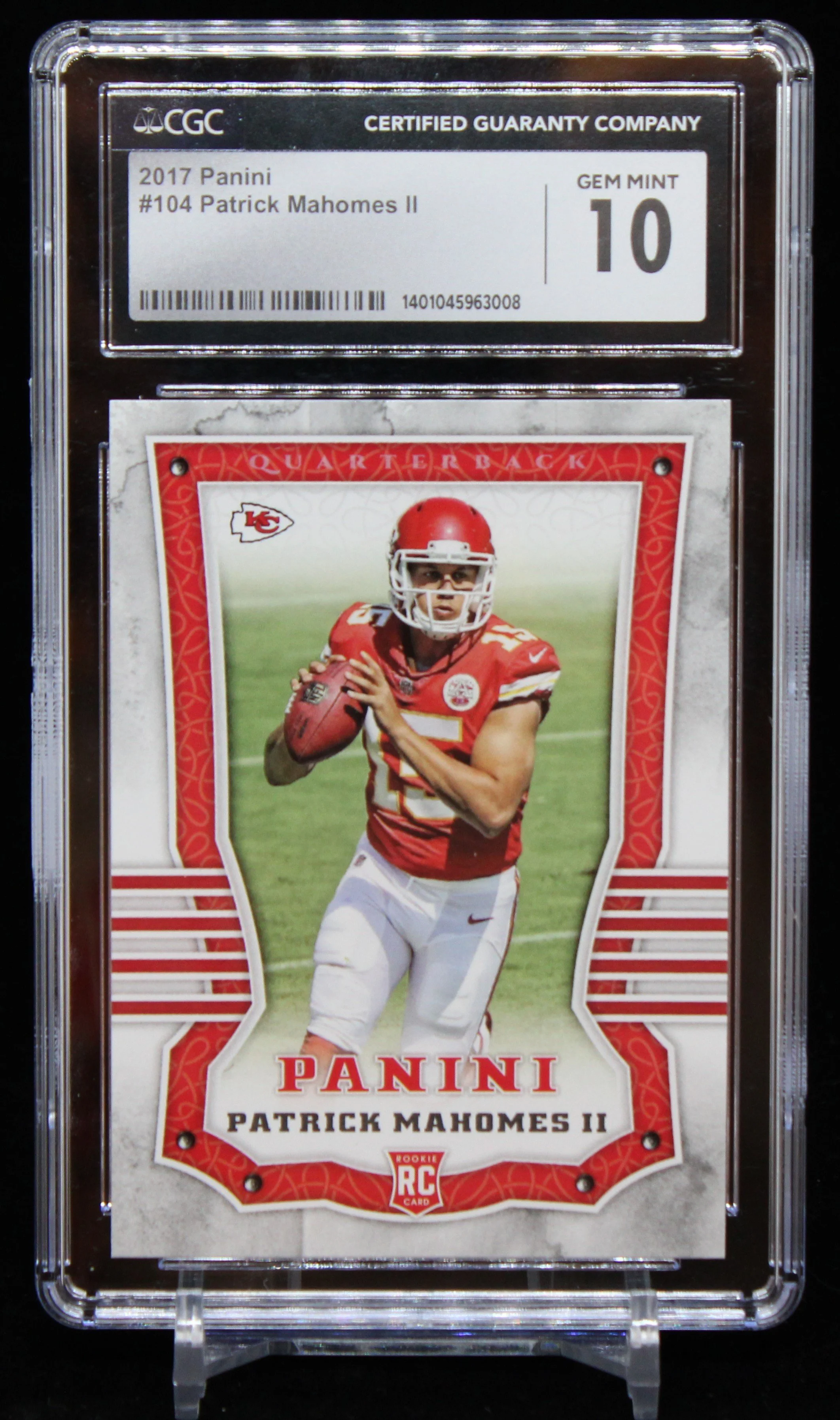 2017 Panini Patrick Mahomes II RC #104