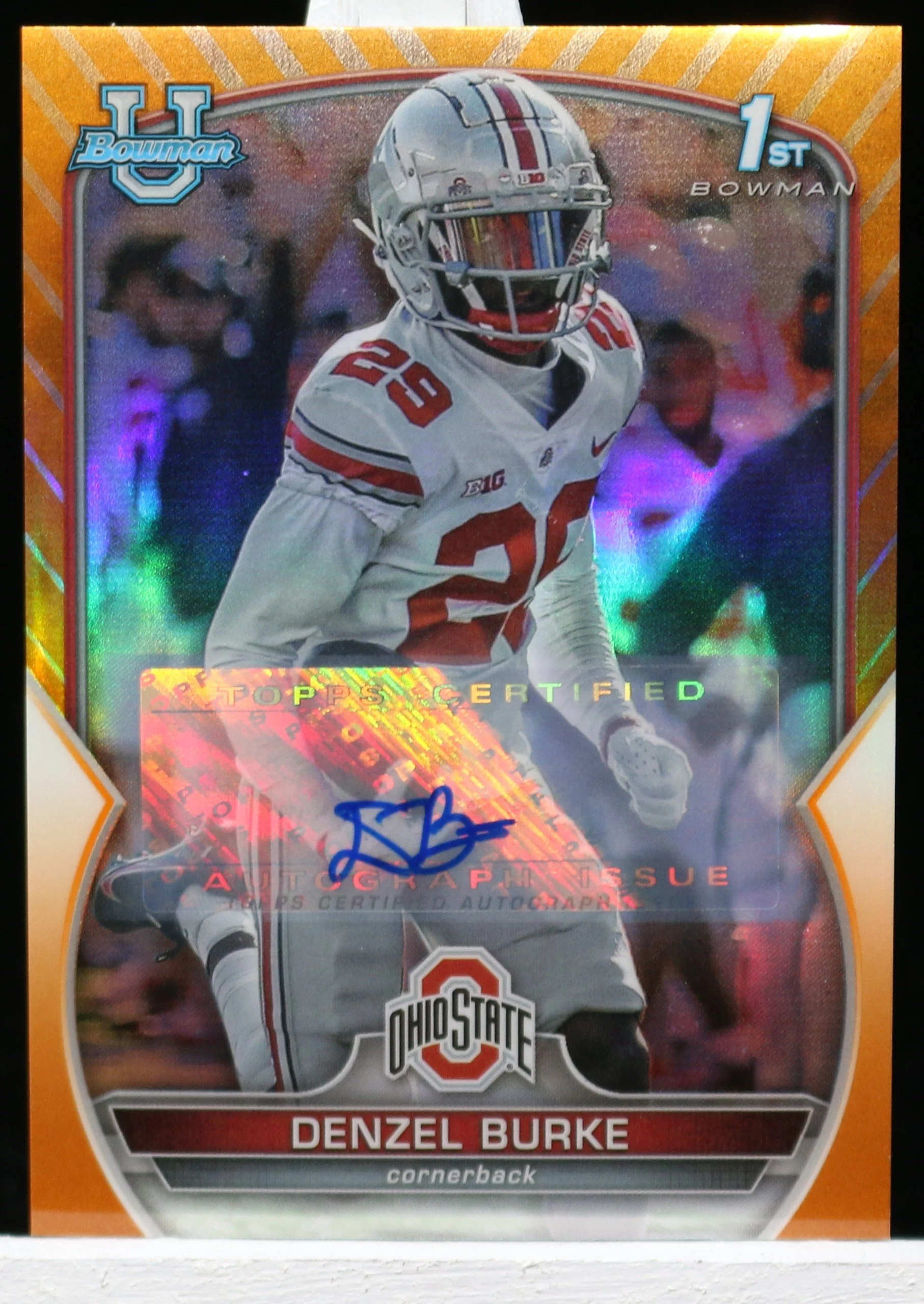 Denzel Burke BowChroU 2022 1st Auto Orange F.JPG