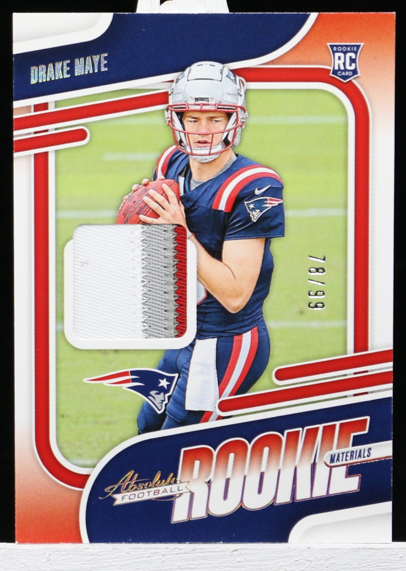 2024 Panini Absolute Drake Maye Absolute Rookie Materials RC #ARM-DME