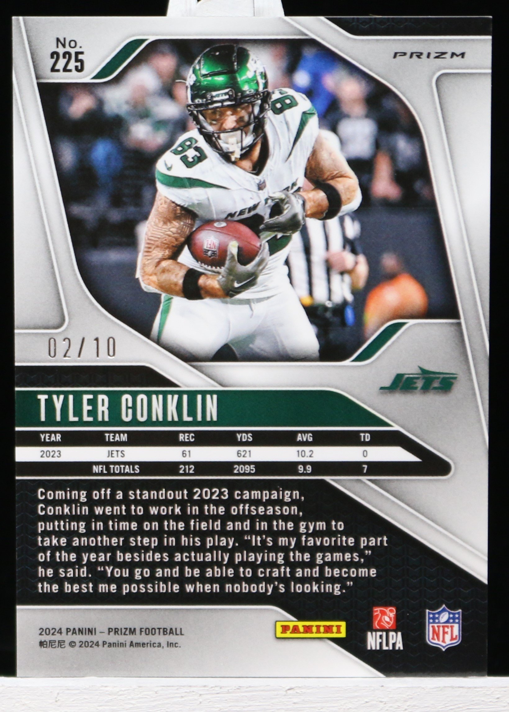 Tyler Conklin Prizm 2024 Gold B.JPG