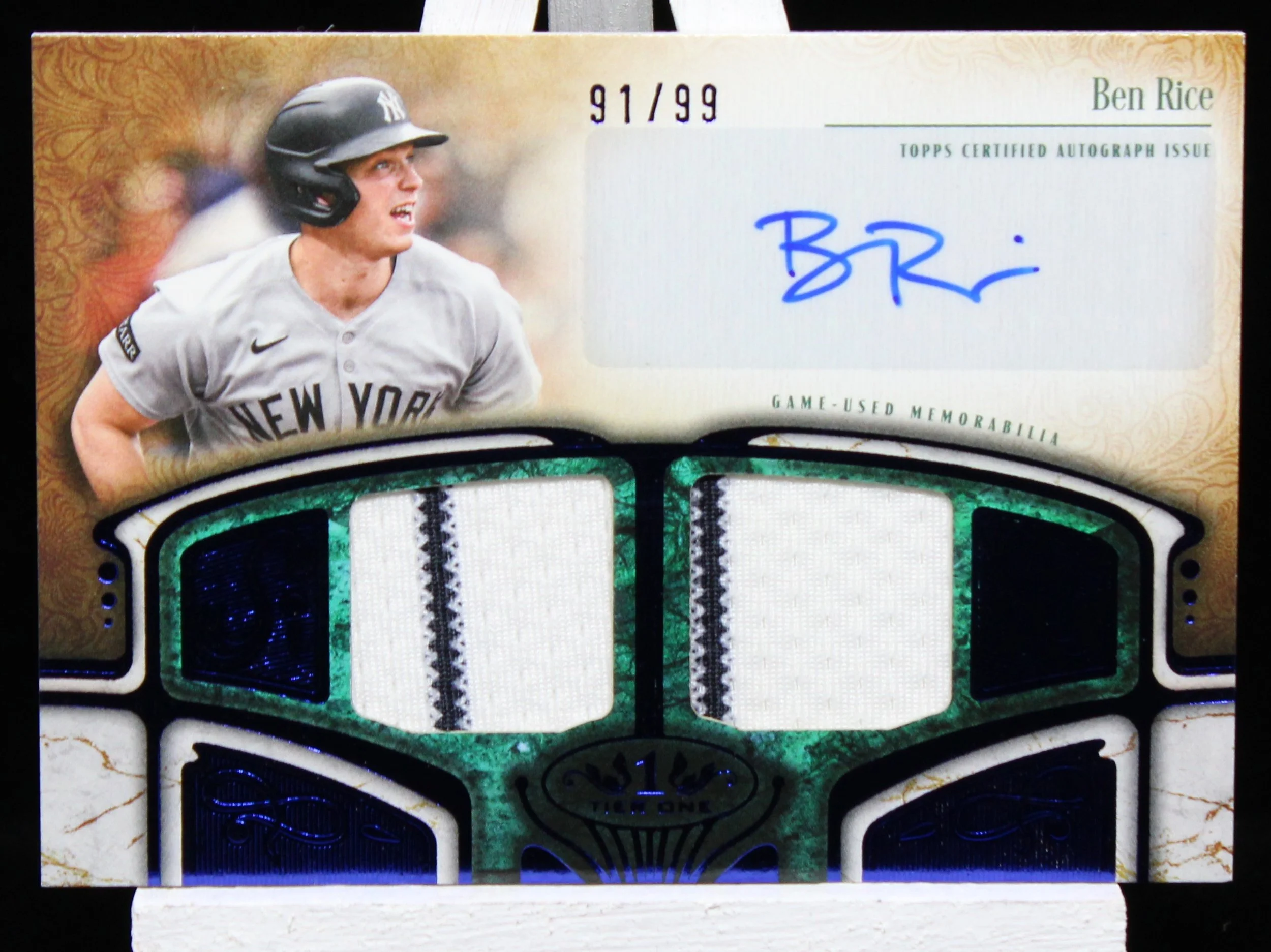 Ben Rice Tier One 2026 Auto Dual Relic F.JPG