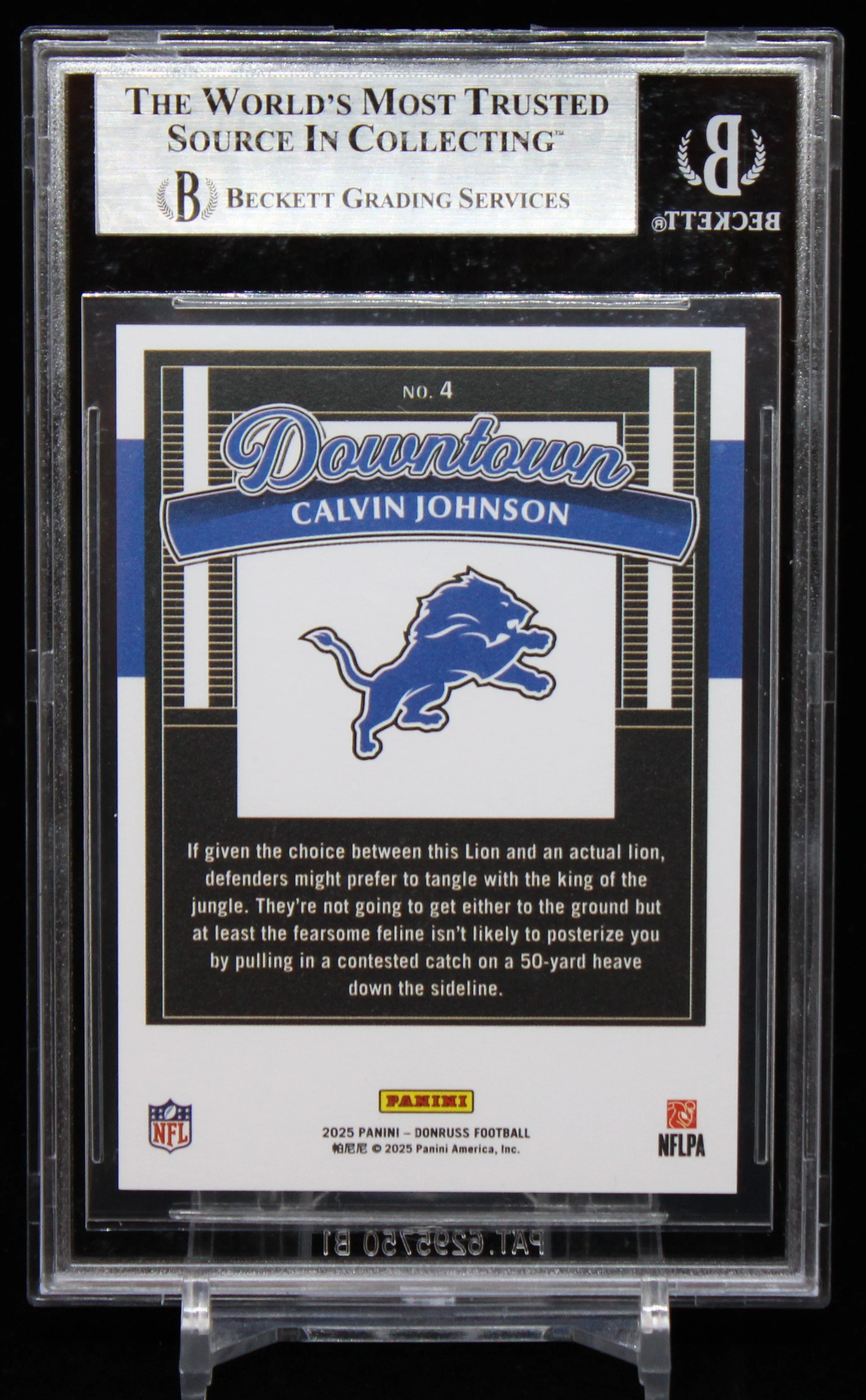 Calvin Johnson Donruss 2025 Downtown BGS 9 B.JPG