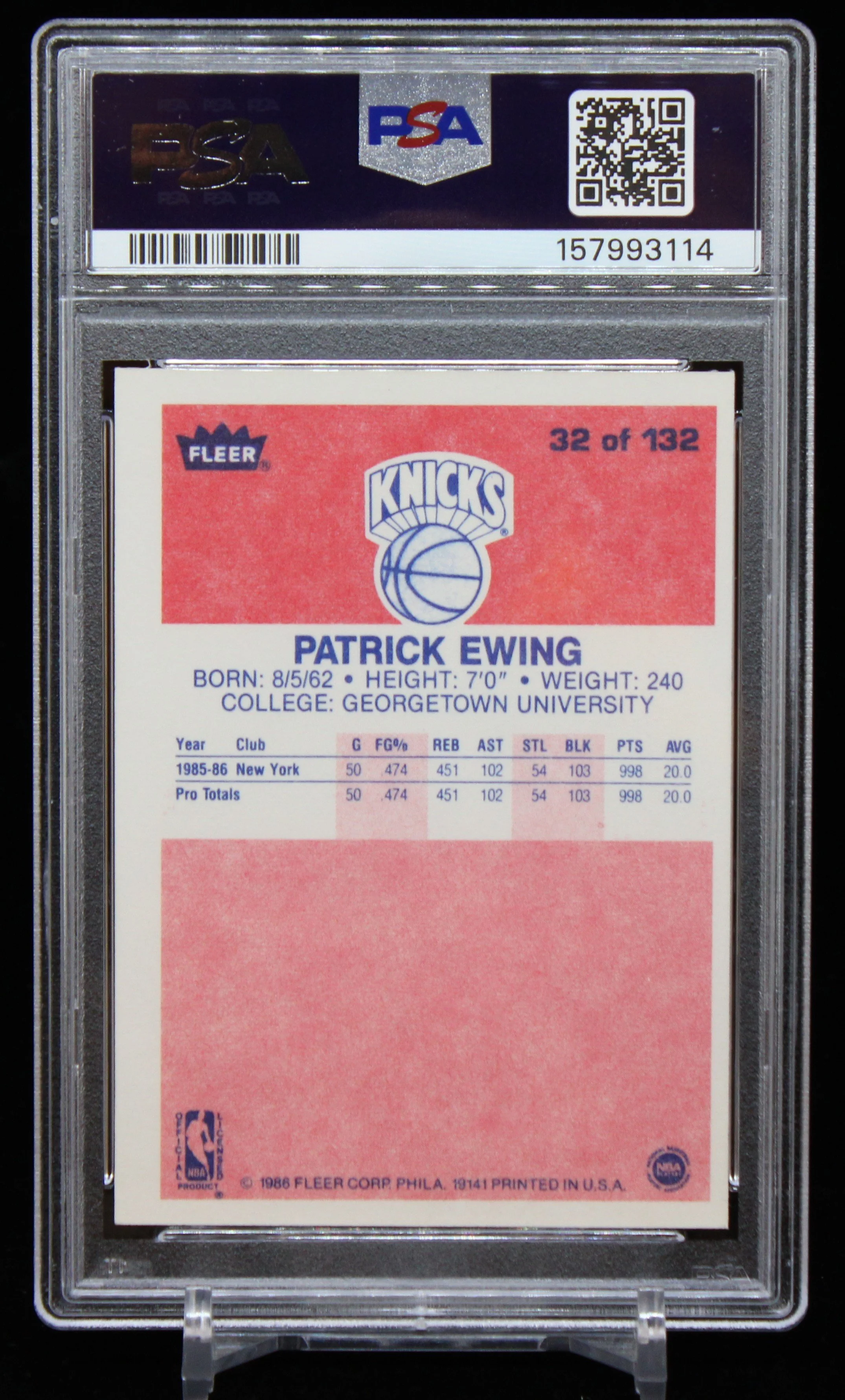 Patrick Ewing Fleer 1986 PSA 7 B.JPG