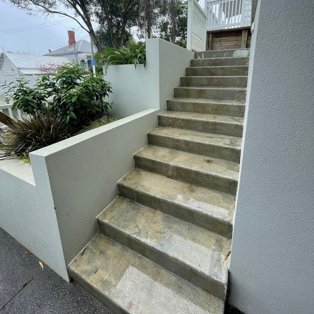 Concrete stairs in Grey Lynn from start to finish - looking good! #aucklandnz #renovationideas