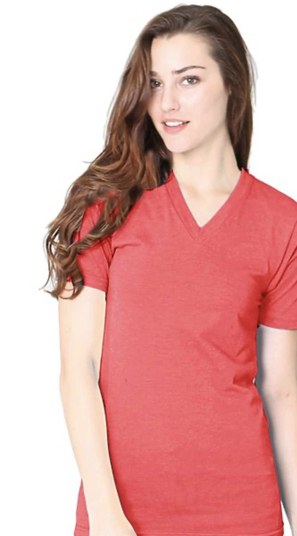 vintage Arizona v-neck t-shirt with cactus pine tree on red