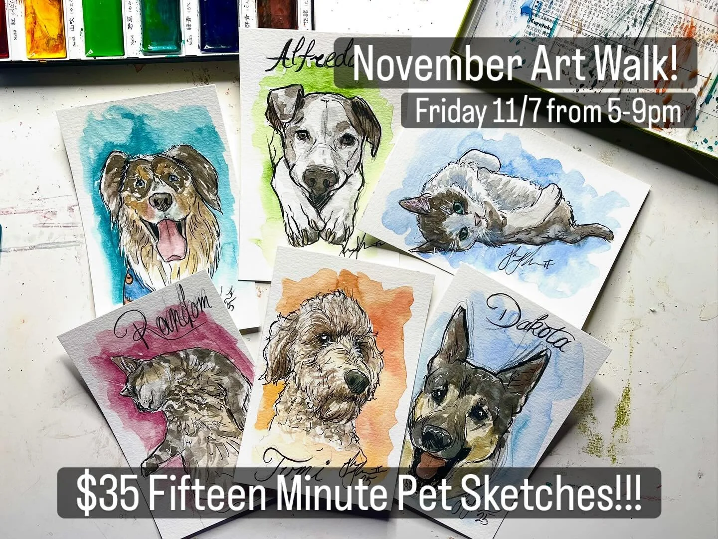 Just one more post about Art Walk this Friday! Come see me at my booth right out front of Ford&rsquo;s Garage in downtown Ft Myers!!