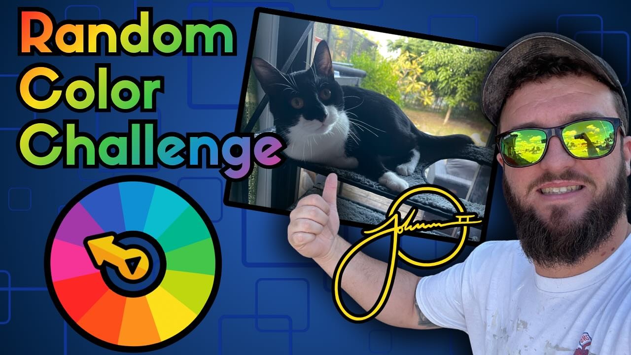 New video!! 

Check out my later video where I paint this picture of my cat Rudy with three colors that were randomly chosen for me!!

#art #artist #painting #artchallenge #randomcolors